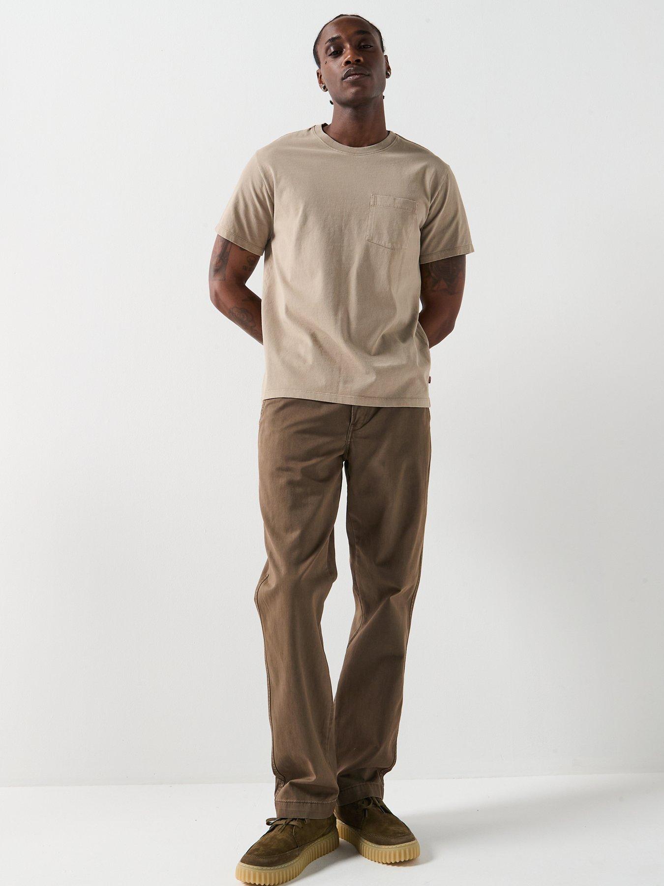  image of levis-xx-authentic-relaxed-fit-chinos-brown