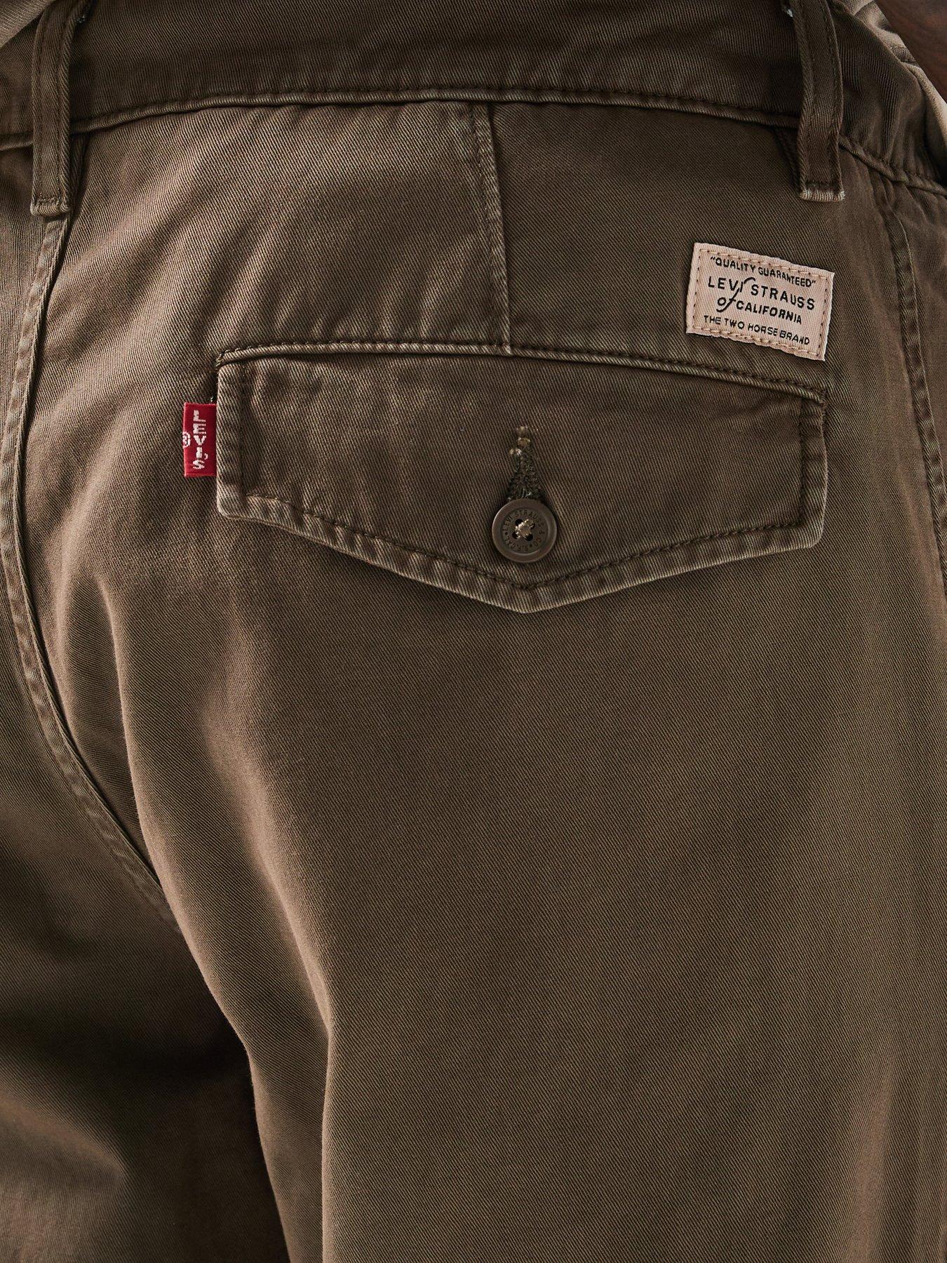  image of levis-xx-authentic-relaxed-fit-chinos-brown