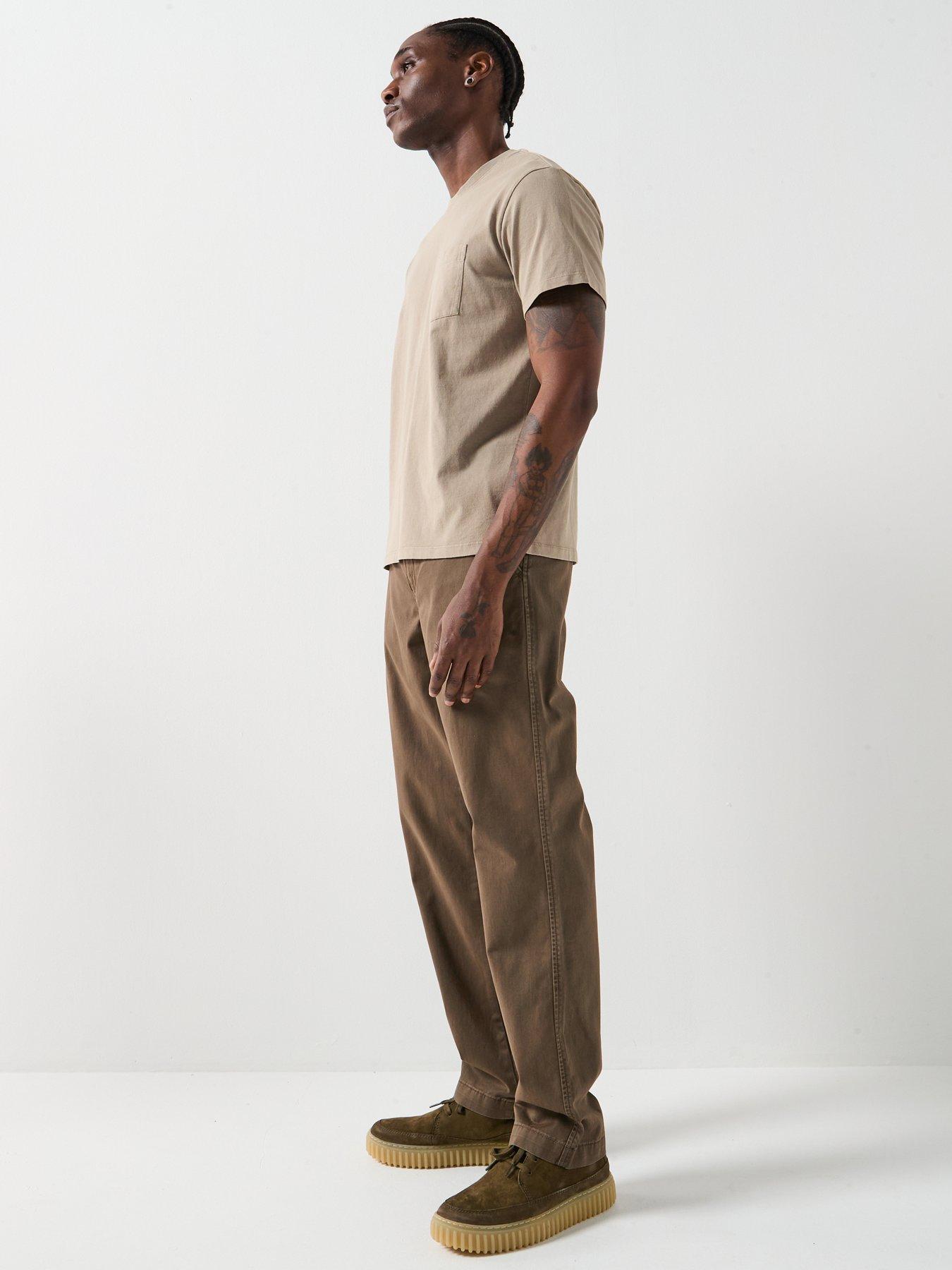  image of levis-xx-authentic-relaxed-fit-chinos-brown