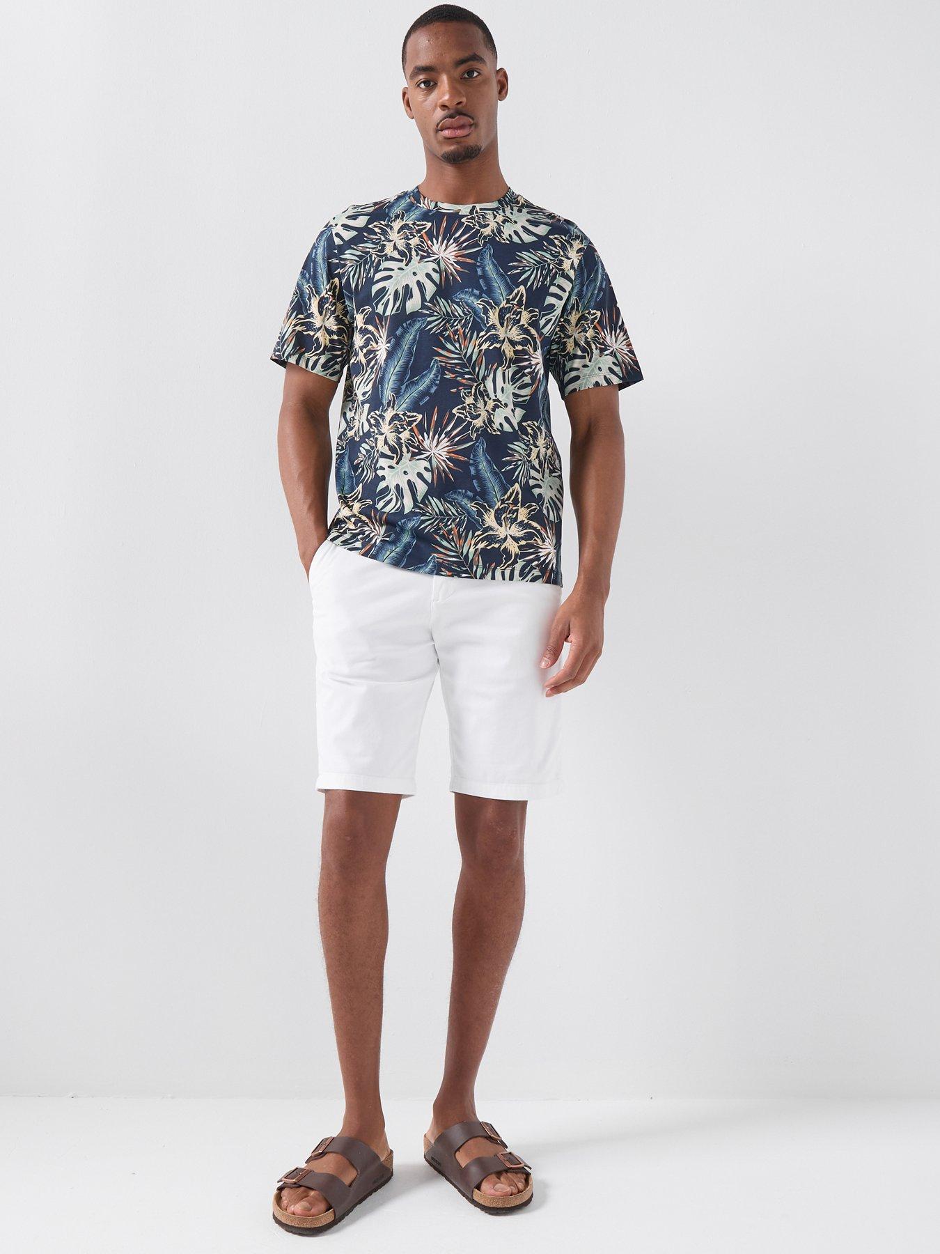 Image 3 of 6 of Jack & Jones Bowie Shorts - White