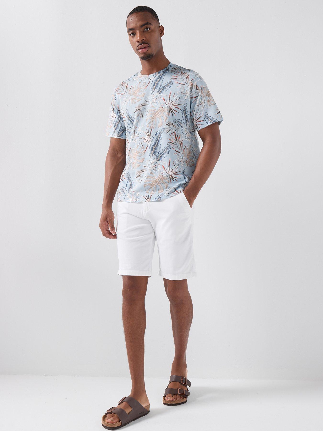 Image 5 of 6 of Jack & Jones Bowie Shorts - White