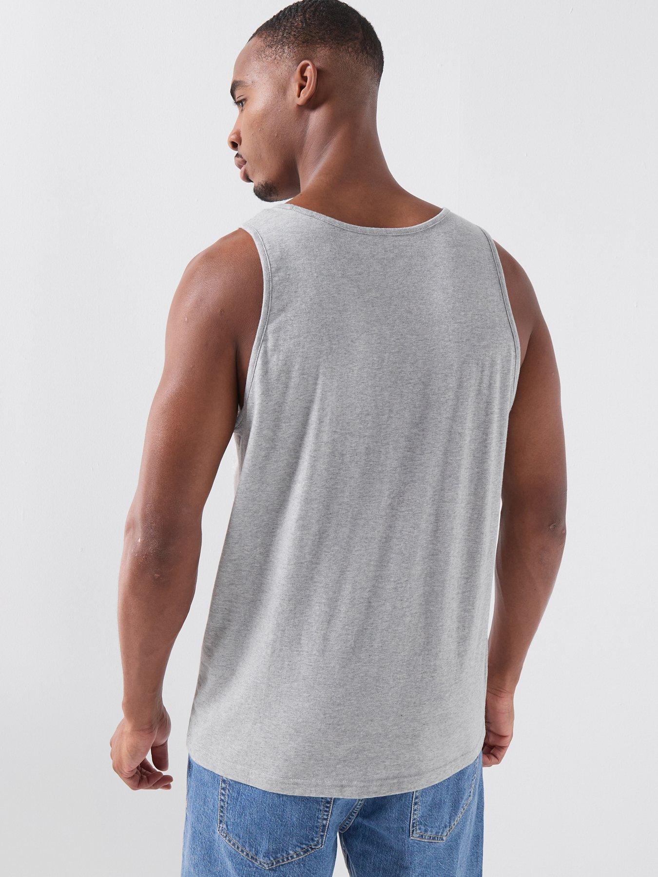  image of levis-housemark-vest-grey