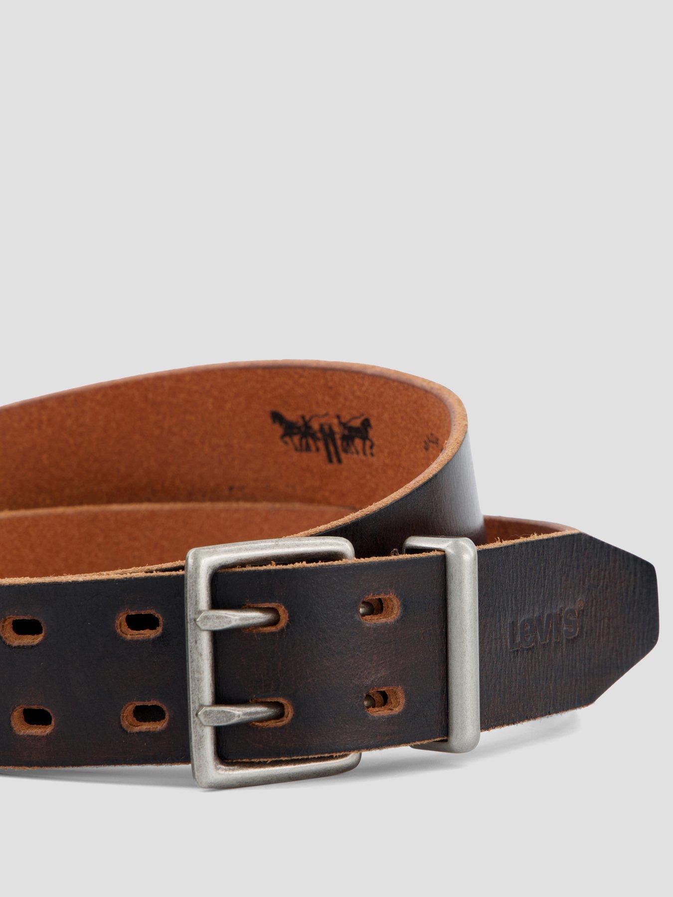 Image 2 of 4 of Levi's Pottero Double Prong Belt - Brown
