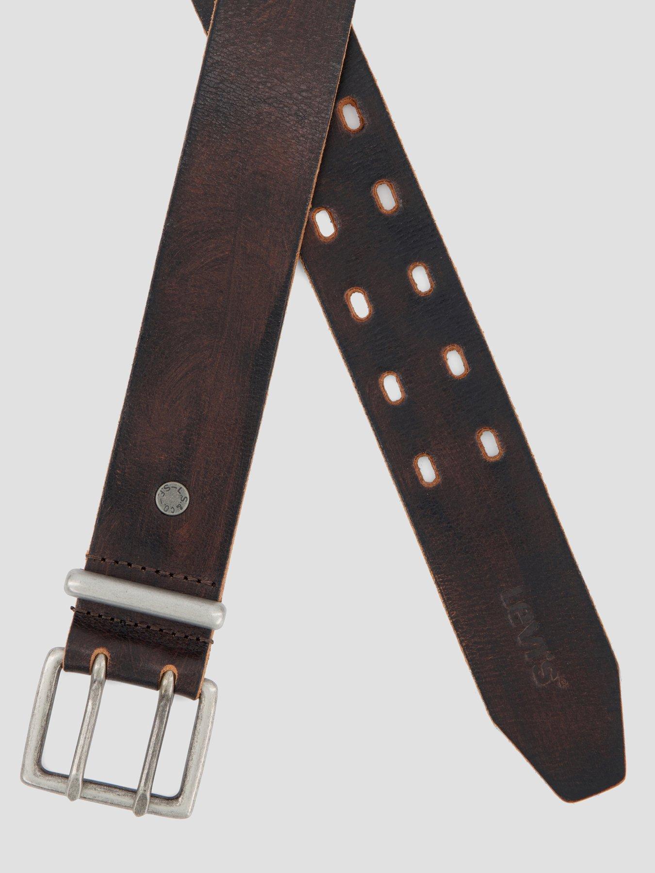 Image 4 of 4 of Levi's Pottero Double Prong Belt - Brown