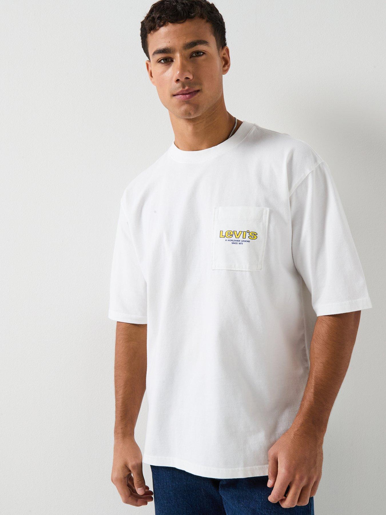 Levi's Back Graphic Pocket Loose Fit T-Shirt - White
