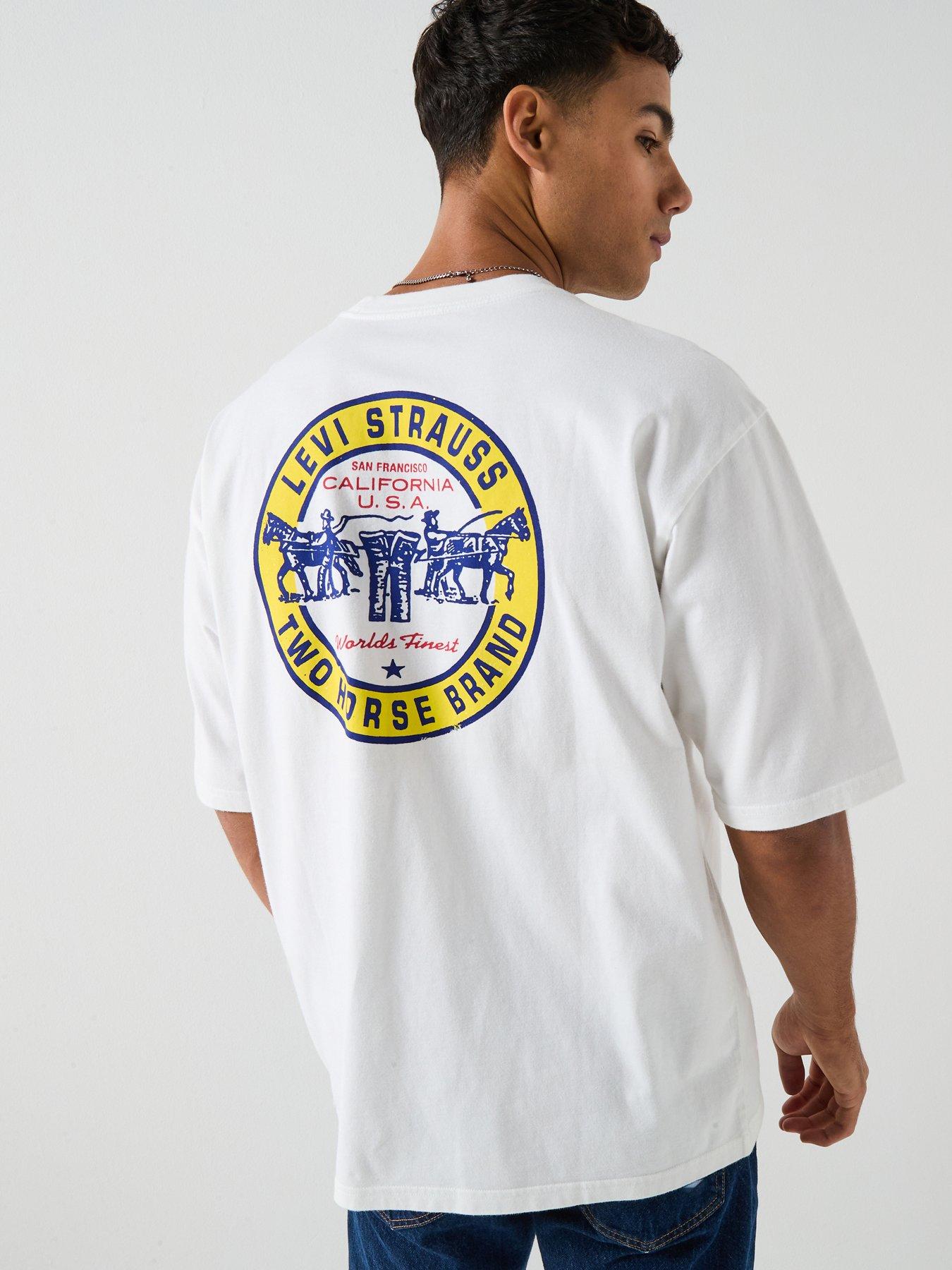 Levi's Back Graphic Pocket Loose Fit T-Shirt - White