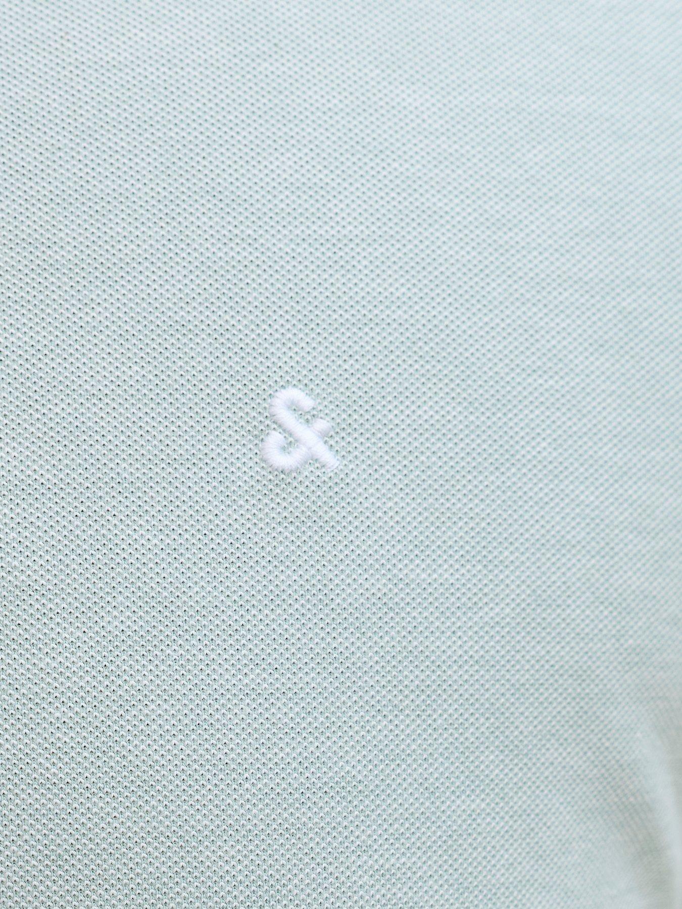 Image 4 of 7 of Jack & Jones Plus Paulos Polo Shirt - Blue