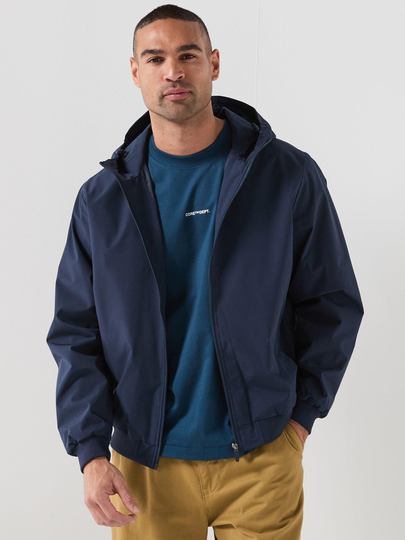 Jack & Jones Charge Lightweight Hooded Jacket - Navy
