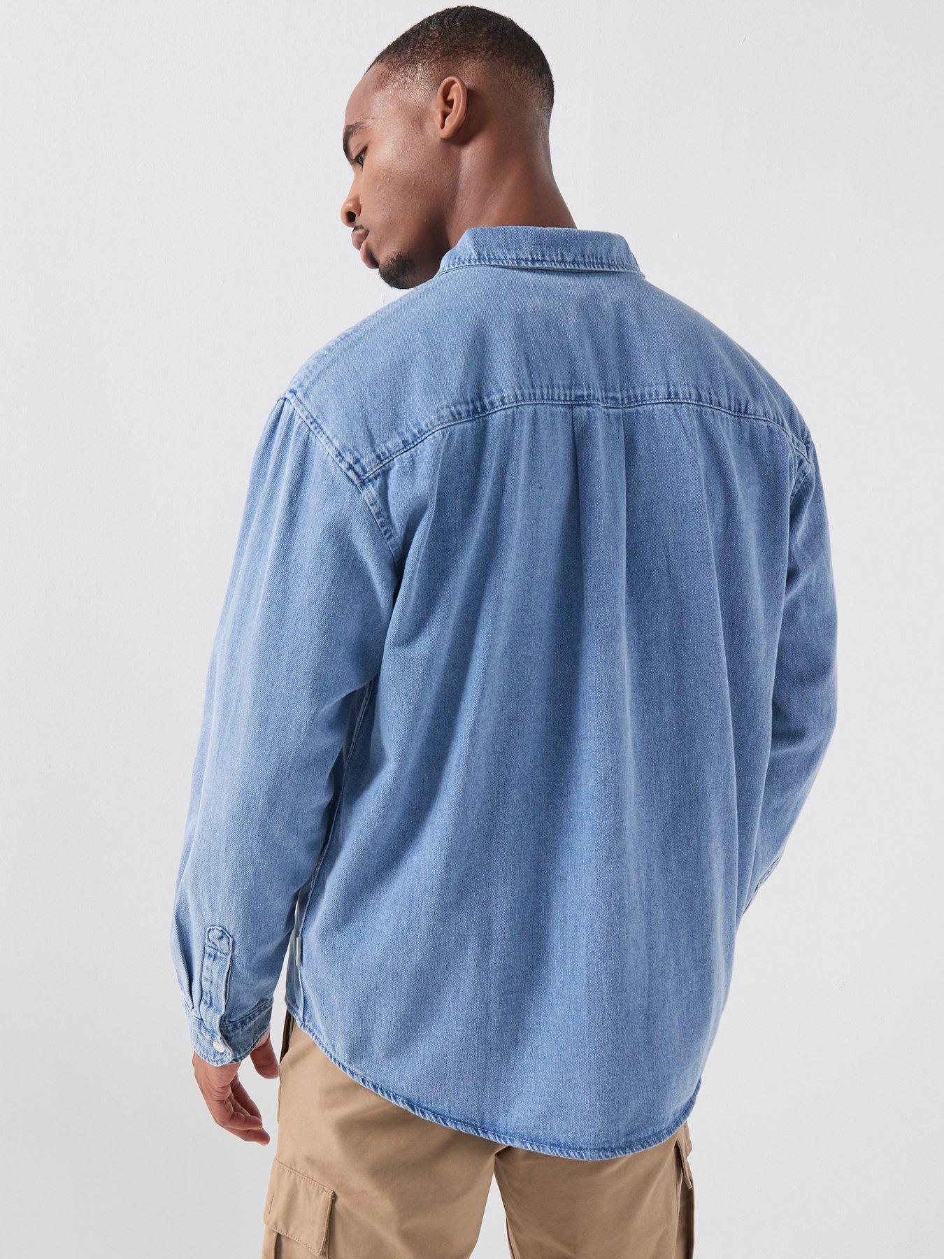 Image 2 of 5 of Jack & Jones Norrebro Long Sleeve Denim Shirt - Blue