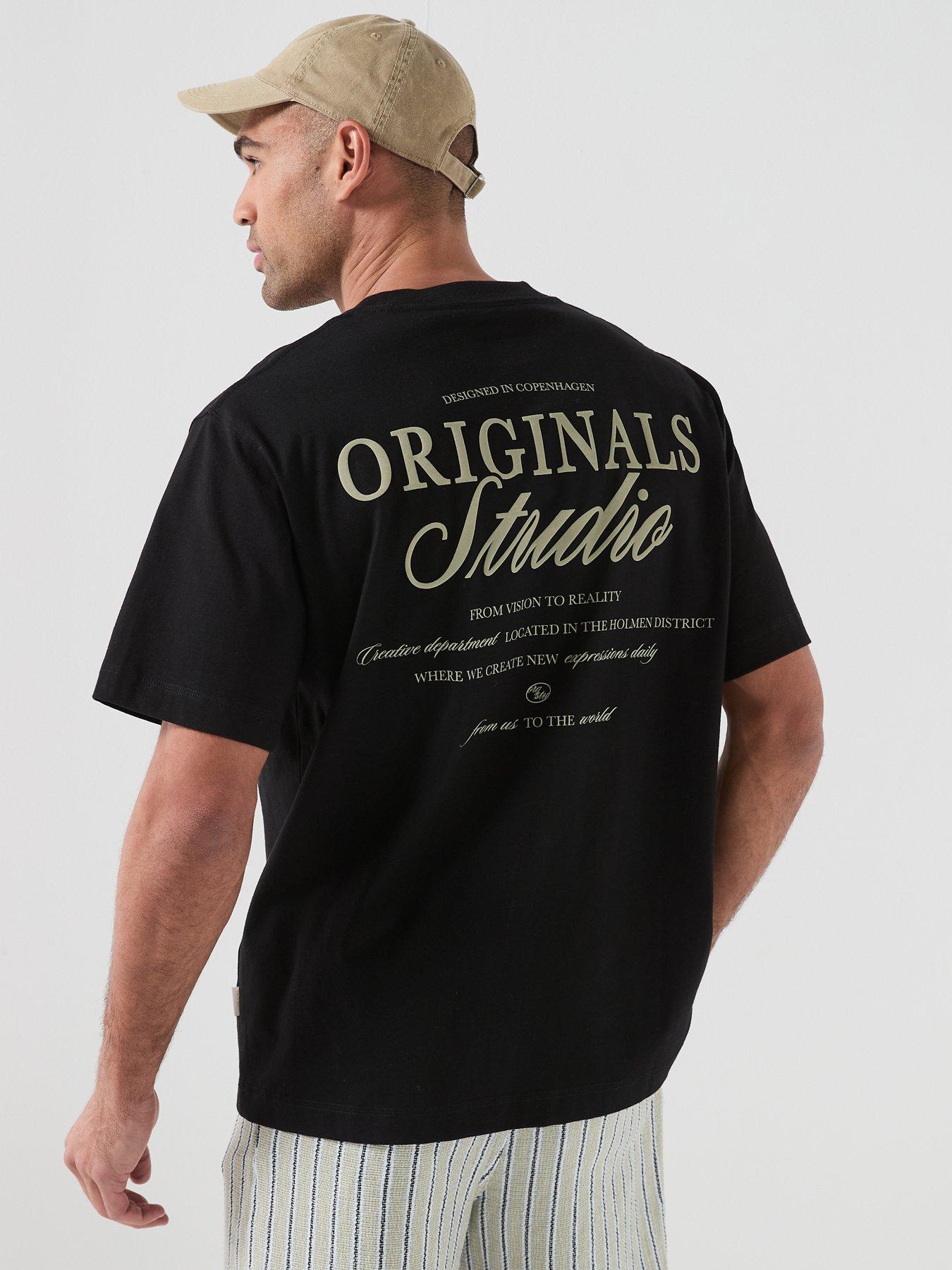 Jack & Jones Norrebro Typo T-Shirt - Black