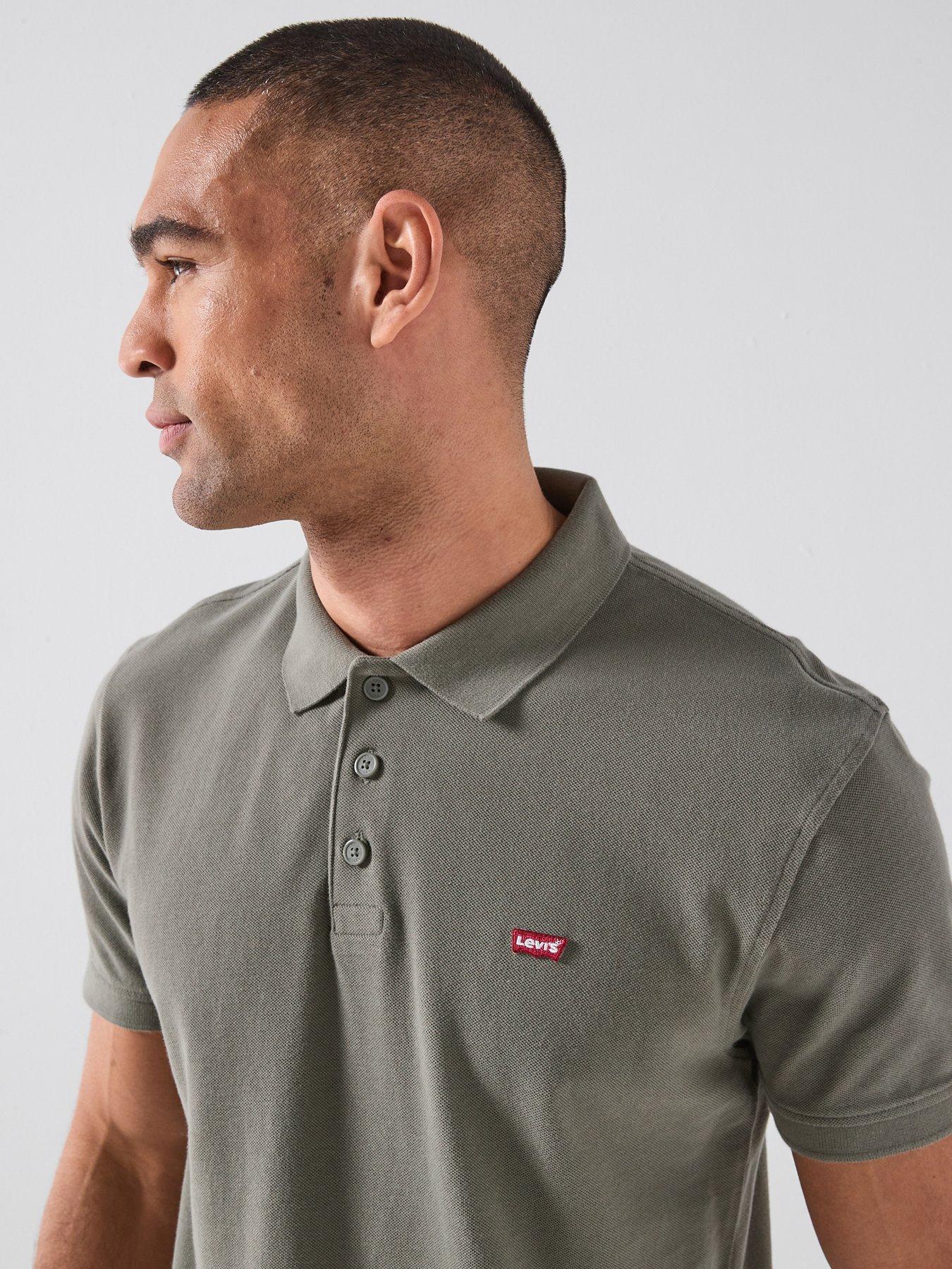  image of levis-housemark-logo-polo-shirt-green
