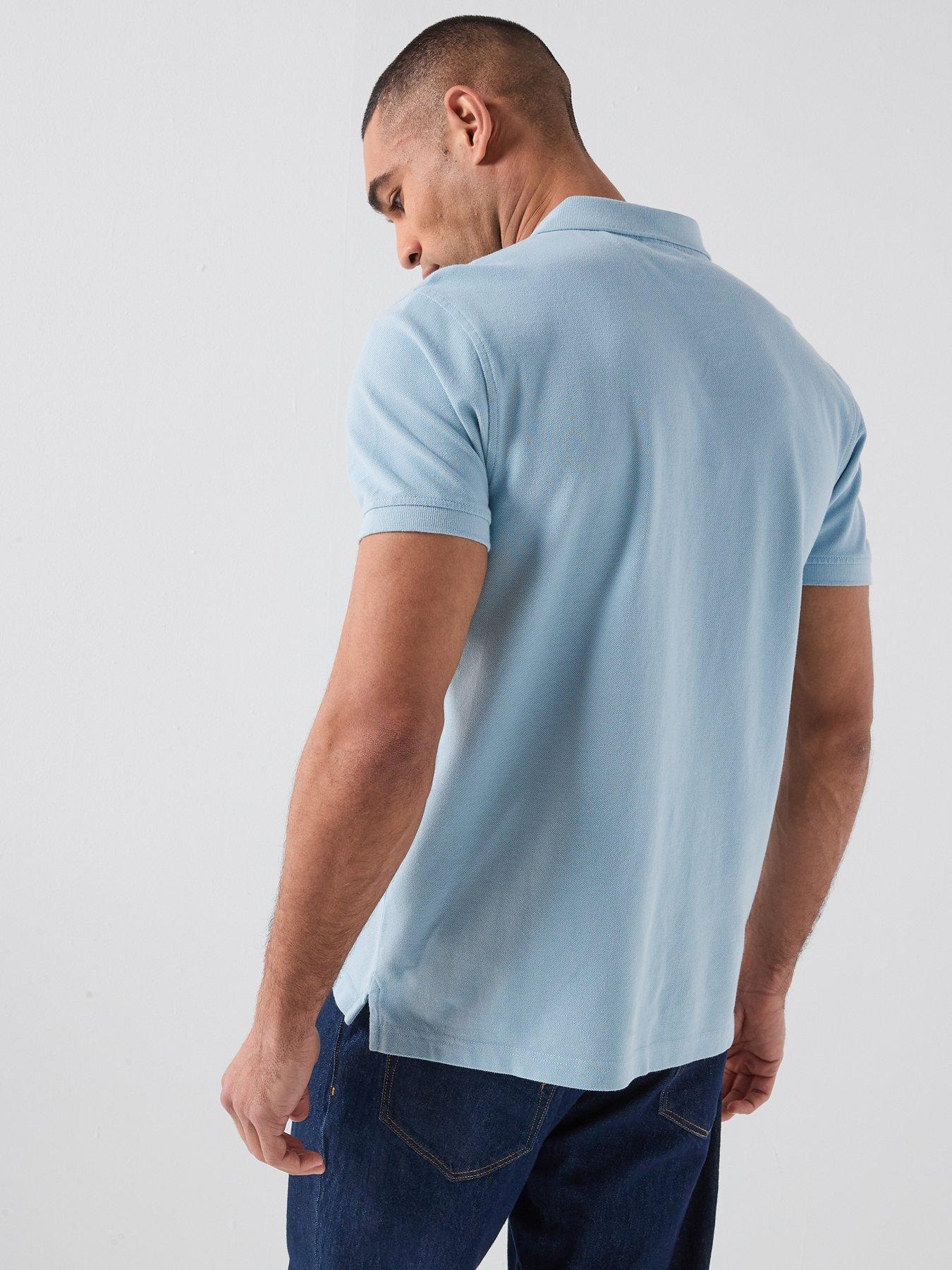 Image 2 of 4 of Levi's Housemark Logo Polo Shirt - Light Blue