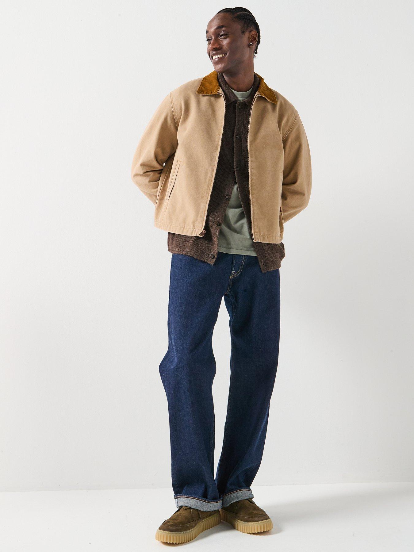  image of levis-castro-light-weight-jacket-beige