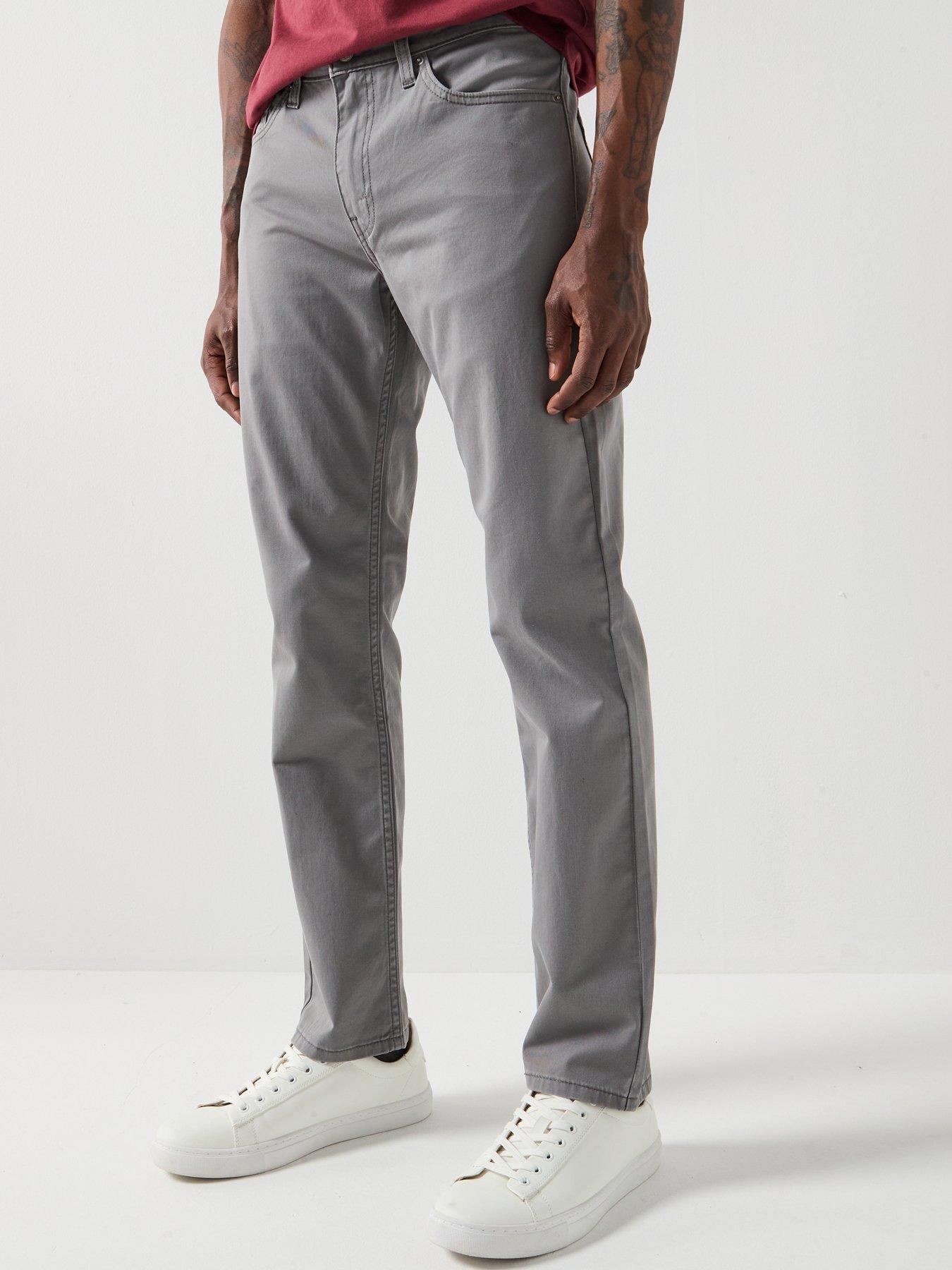 Levi's 511 Slim 5 Pocket Non Denim Trousers - Grey