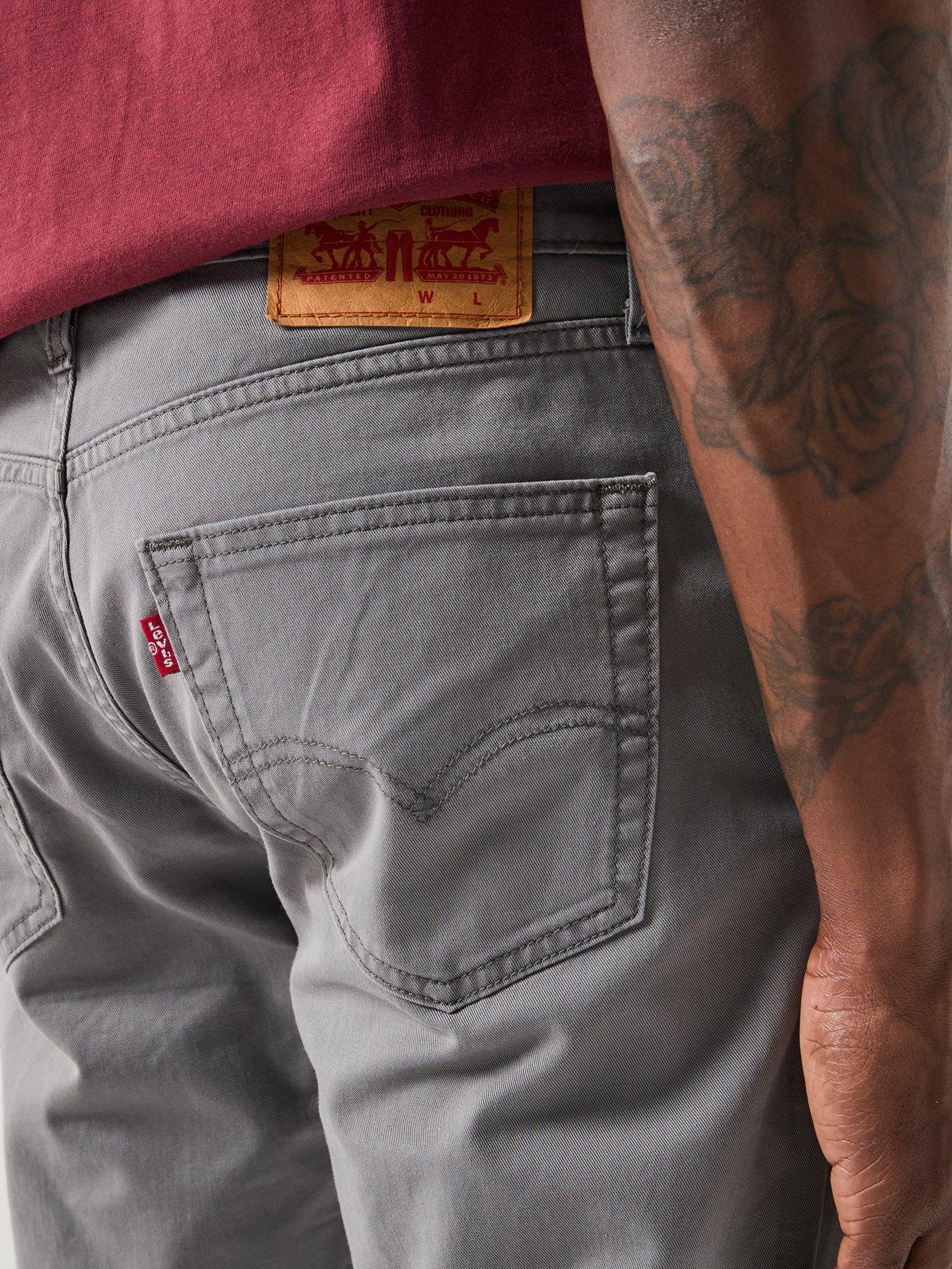 Image 4 of 5 of Levi's 511 Slim 5 Pocket Non Denim Trousers - Grey