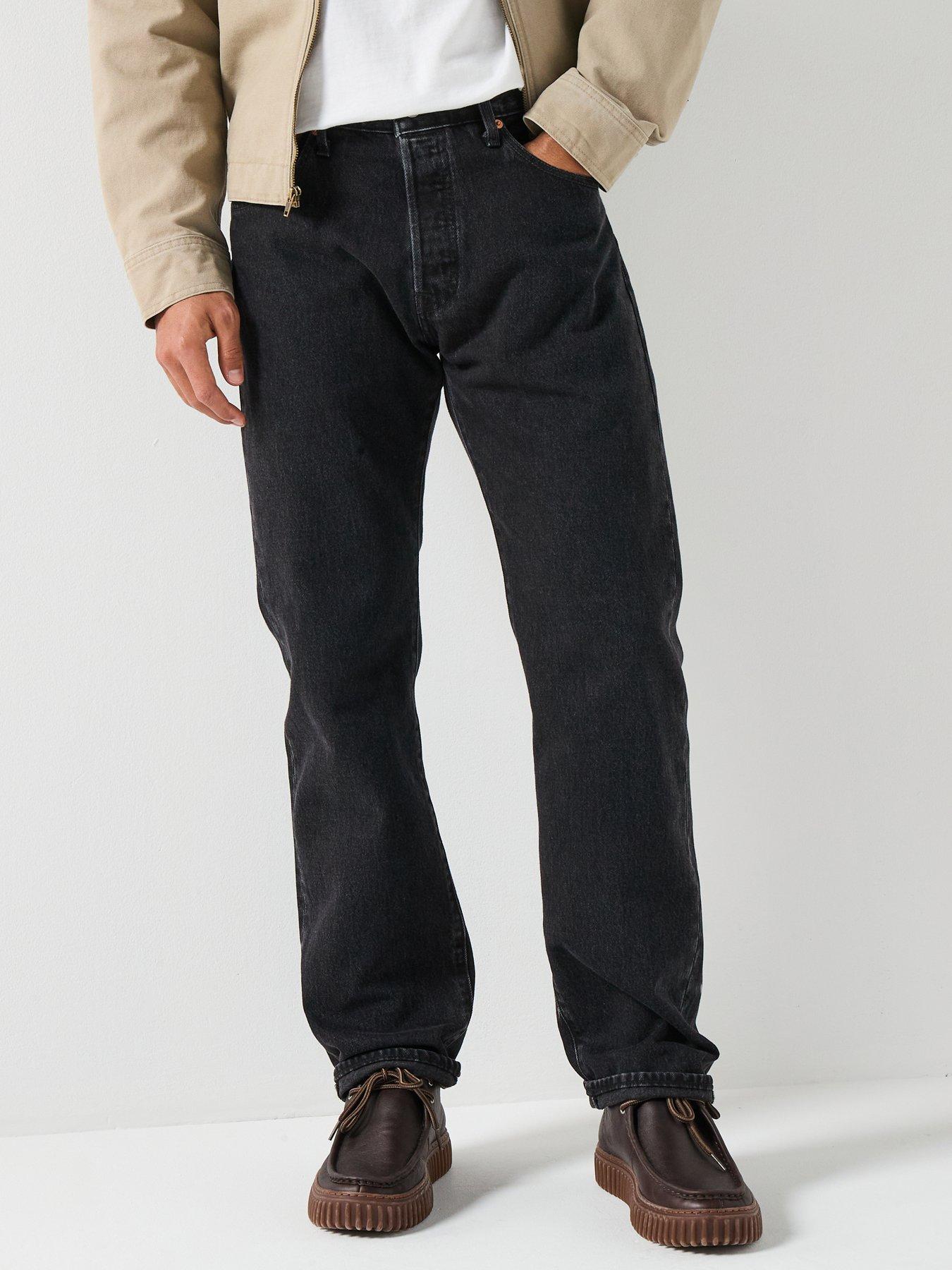 Image 1 of 6 of Levi's 501 Relaxed Fit Jean - Black
