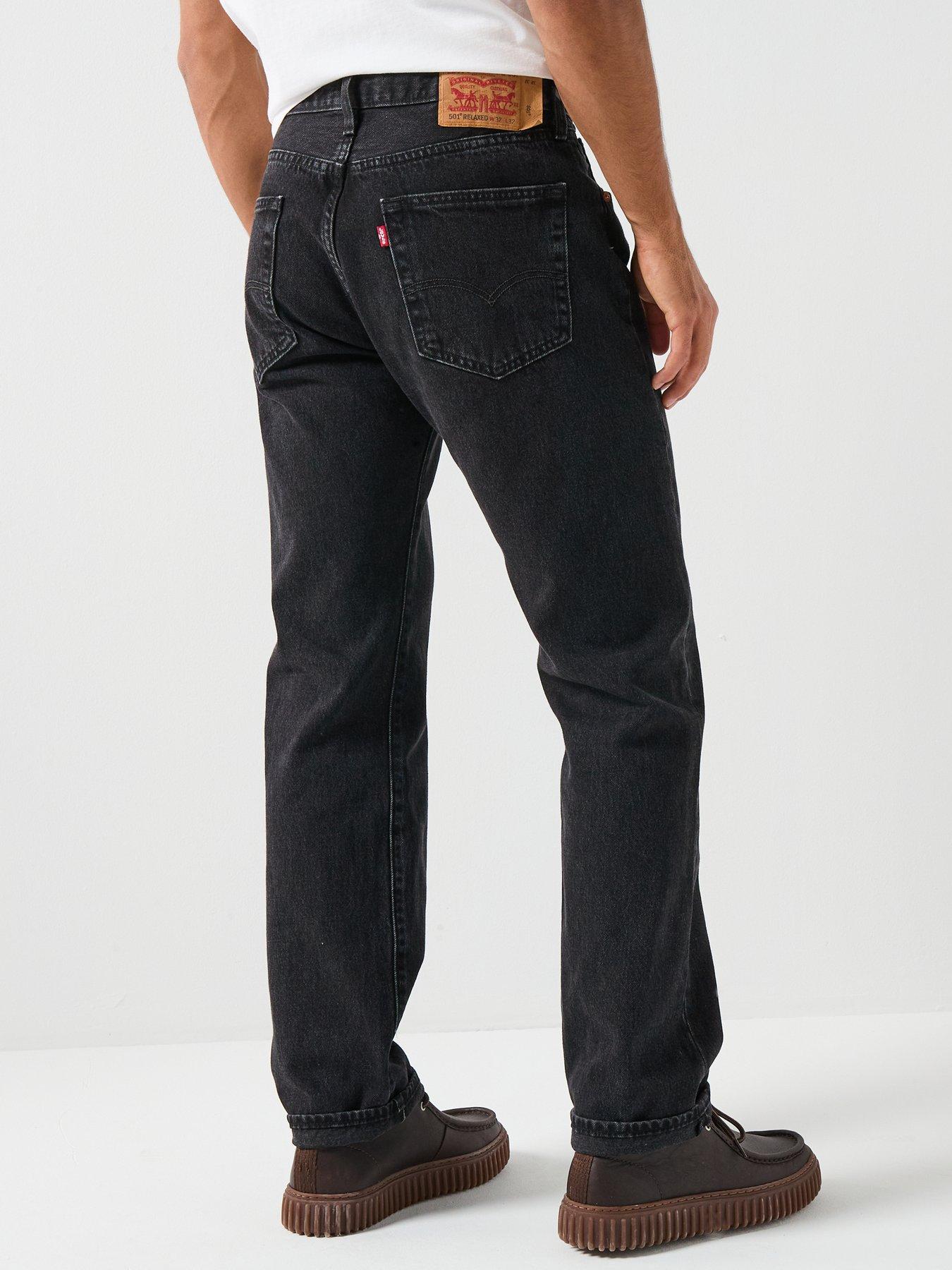 Image 2 of 6 of Levi's 501 Relaxed Fit Jean - Black