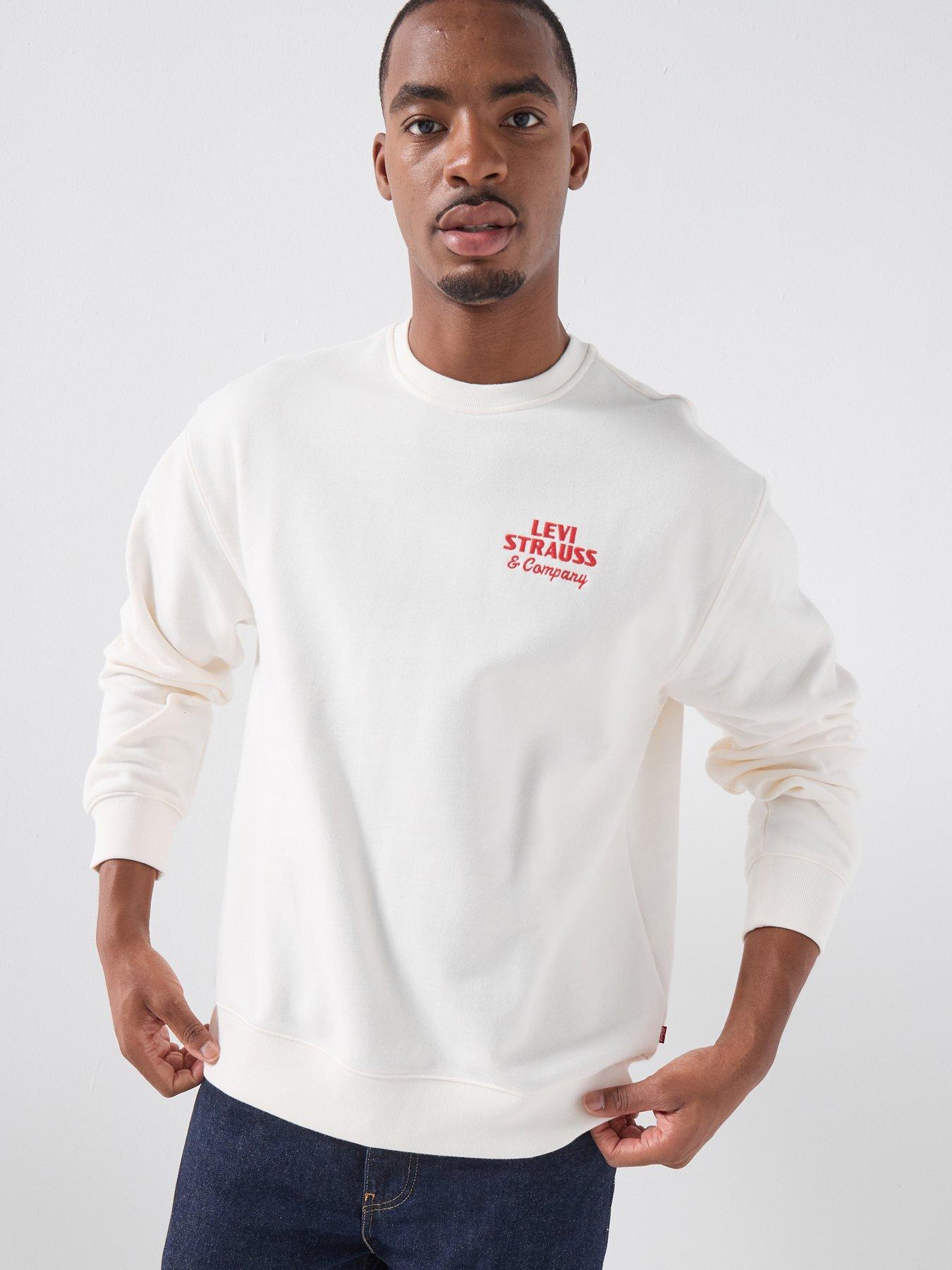Levi's Graphic Relaxed Fit Crew Sweatshirt - Cream