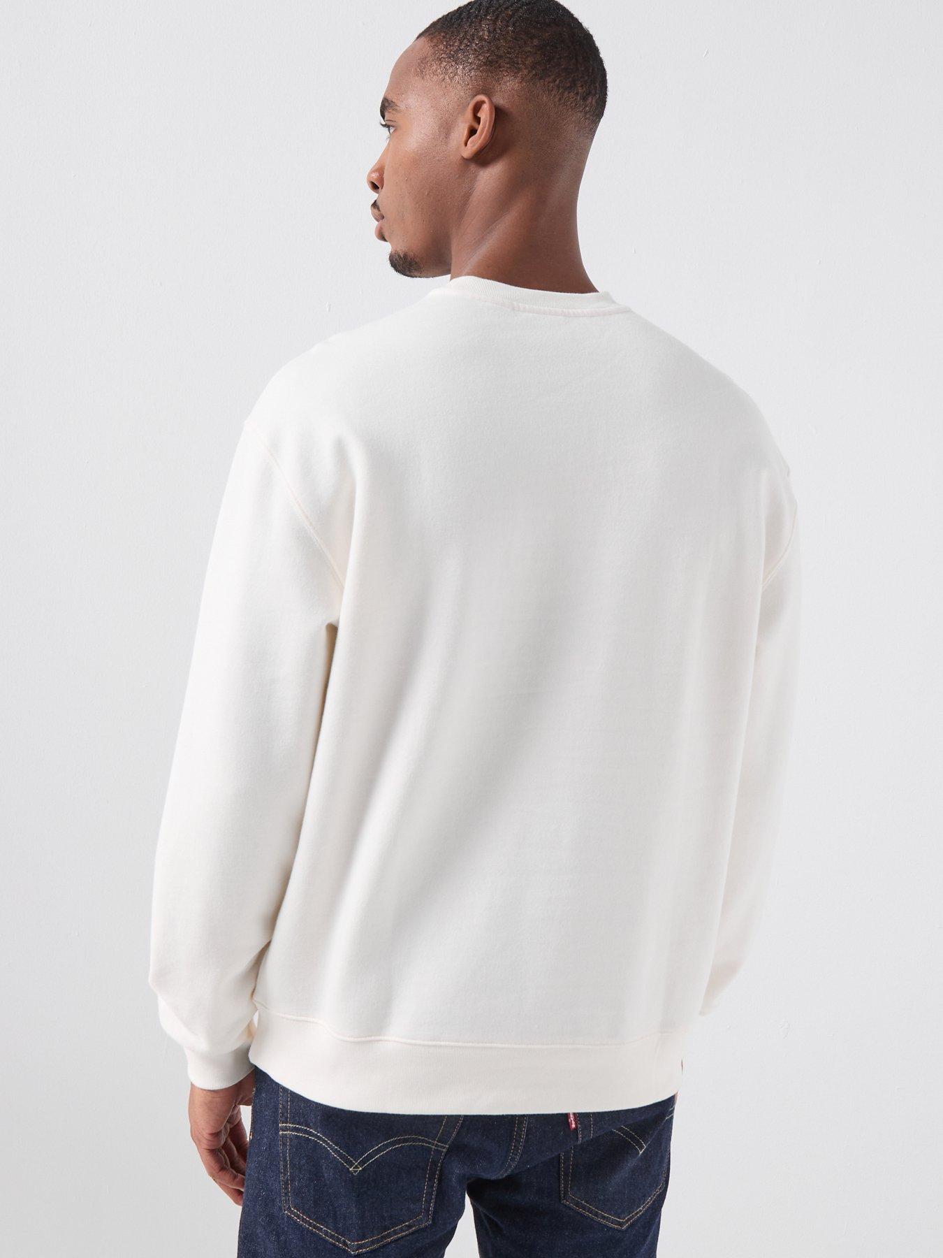 Image 2 of 6 of Levi's Graphic Relaxed Fit Crew Sweatshirt - Cream