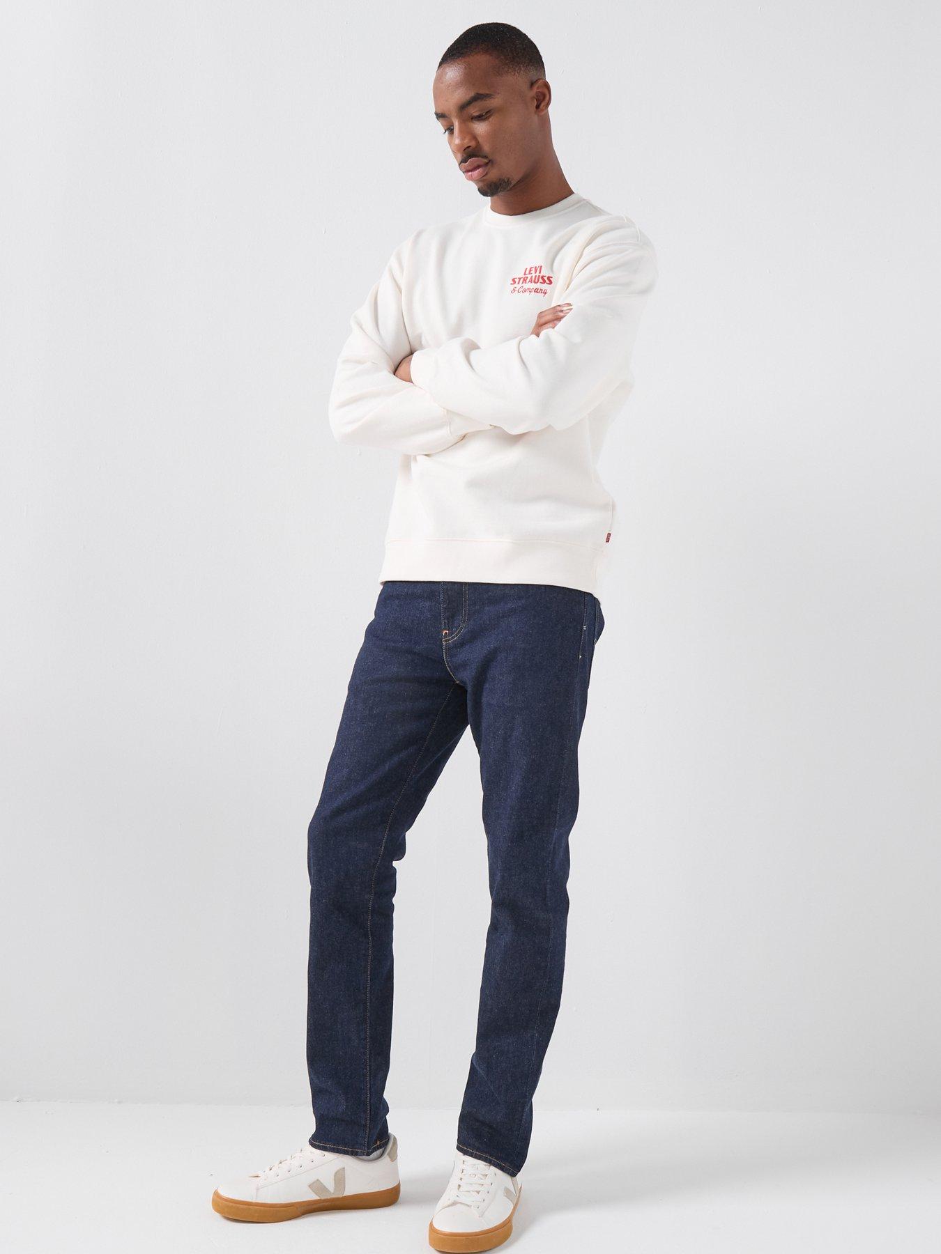 Image 3 of 6 of Levi's Graphic Relaxed Fit Crew Sweatshirt - Cream