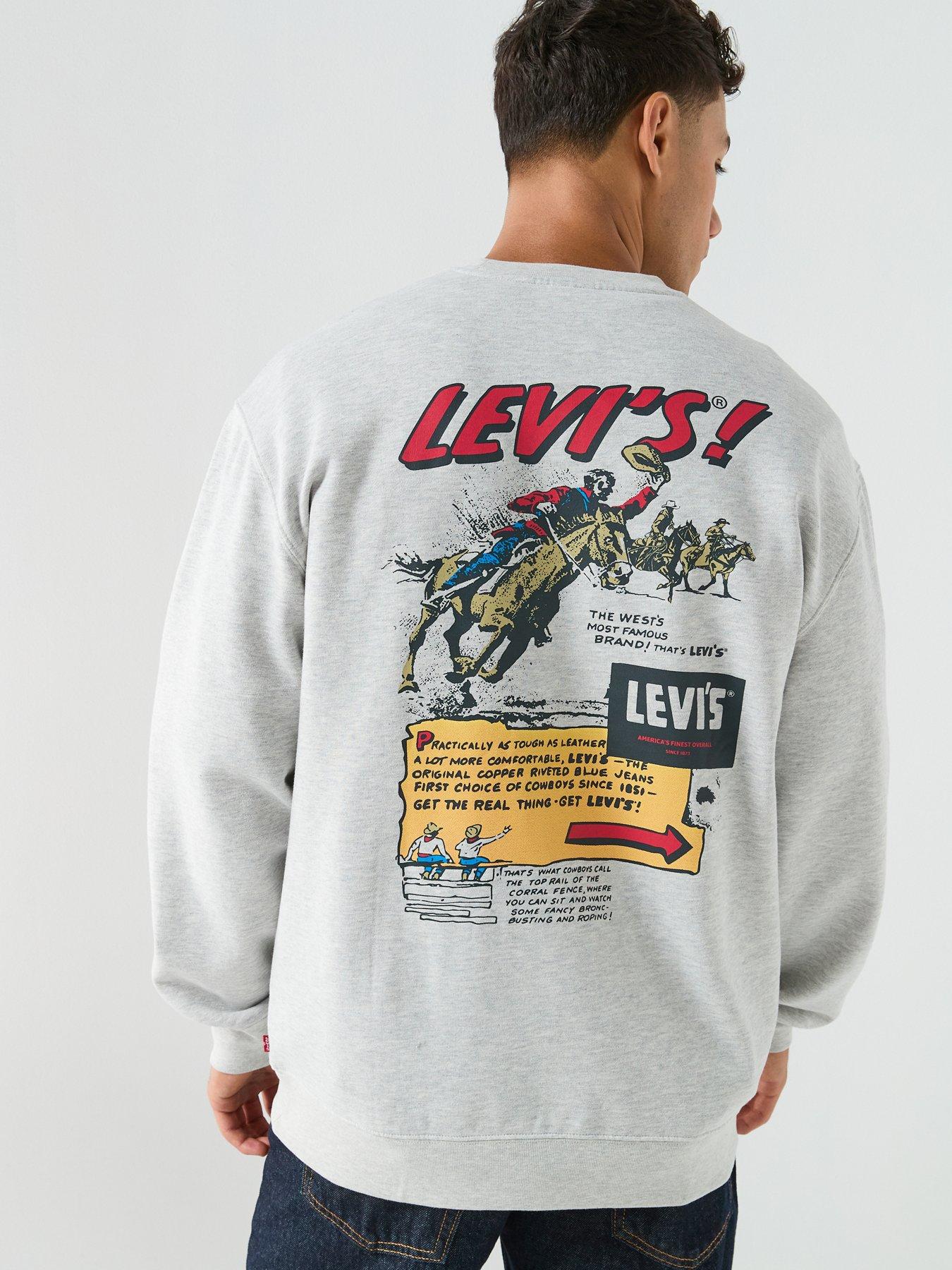  image of levis-graphic-relaxed-fit-crew-sweatshirt--grey
