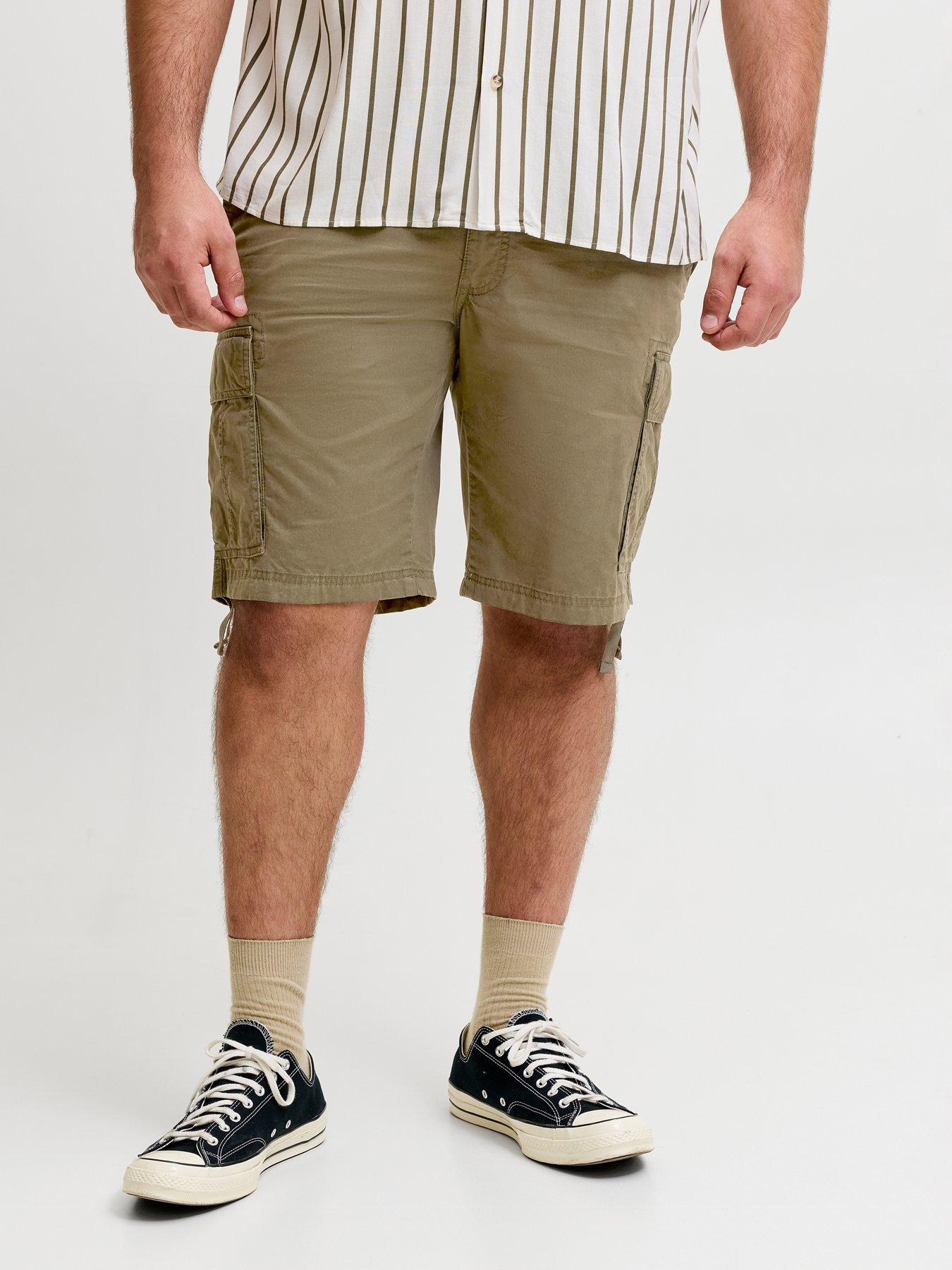 Jack & Jones Plus Cole Frank Cargo Shorts - Khaki