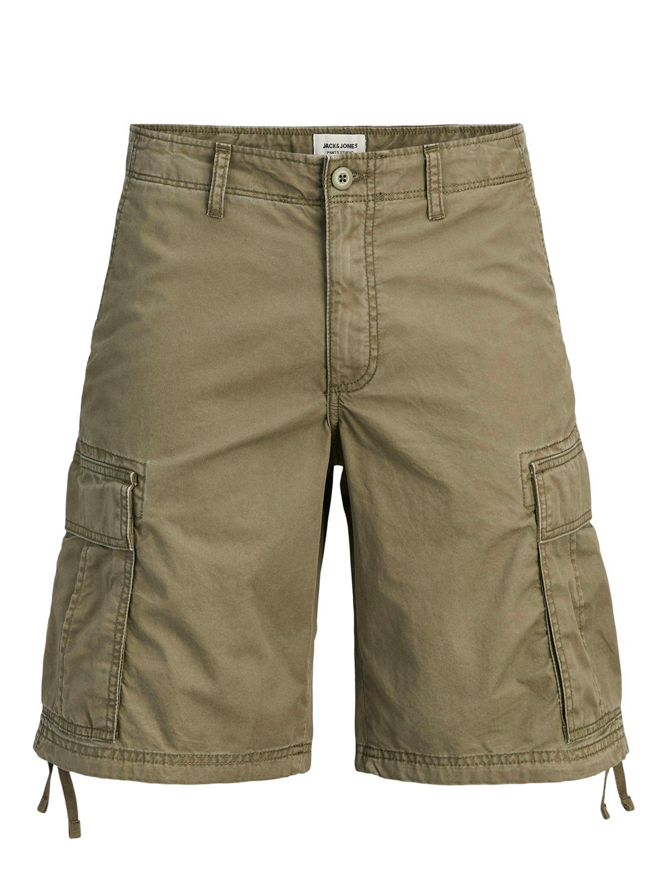 Image 6 of 7 of Jack & Jones Plus Cole Frank Cargo Shorts - Khaki