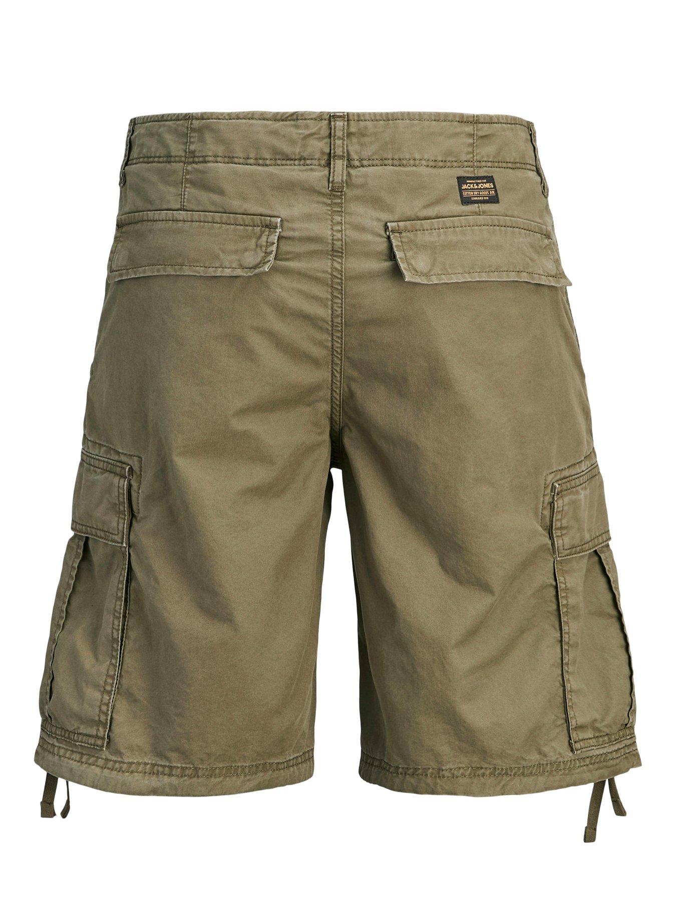 Image 7 of 7 of Jack & Jones Plus Cole Frank Cargo Shorts - Khaki