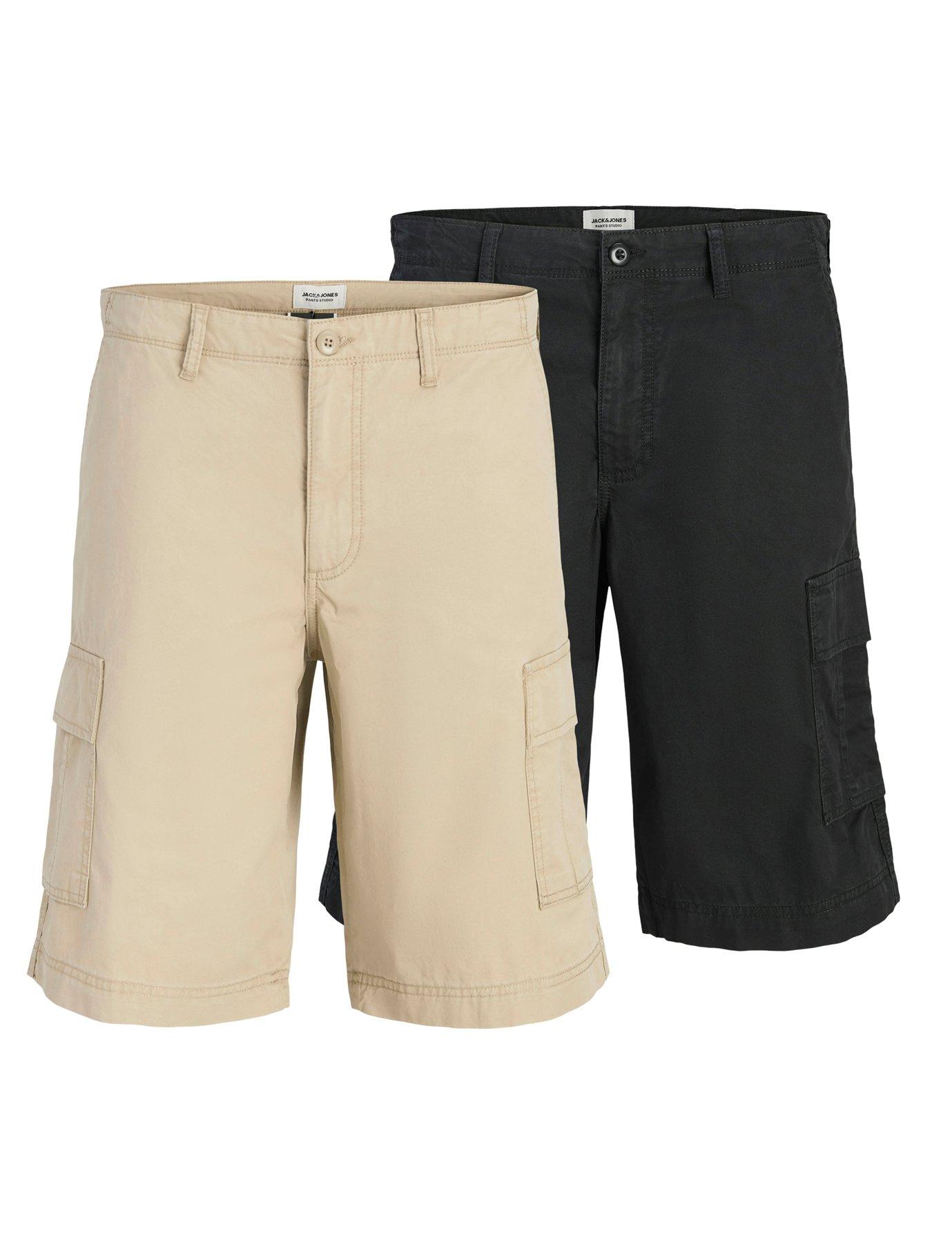 Jack & Jones Matty Cargo Shorts 2Pk - Black