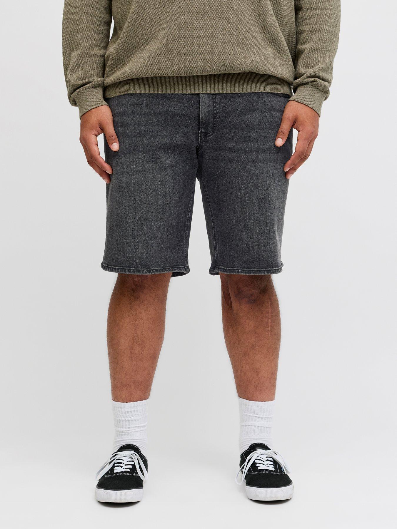 Jack & Jones Plus Rick Original Denim Shorts - Black