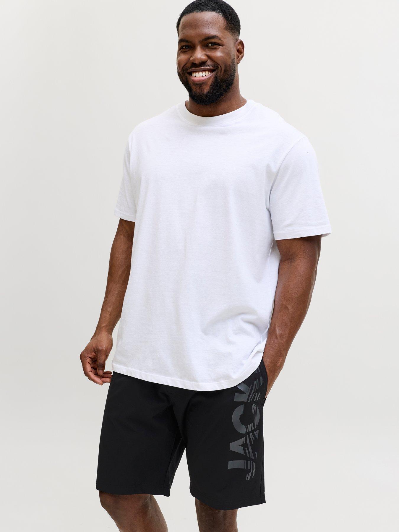 jack-jones-plus-maui-wave-logo-swim-shorts-black