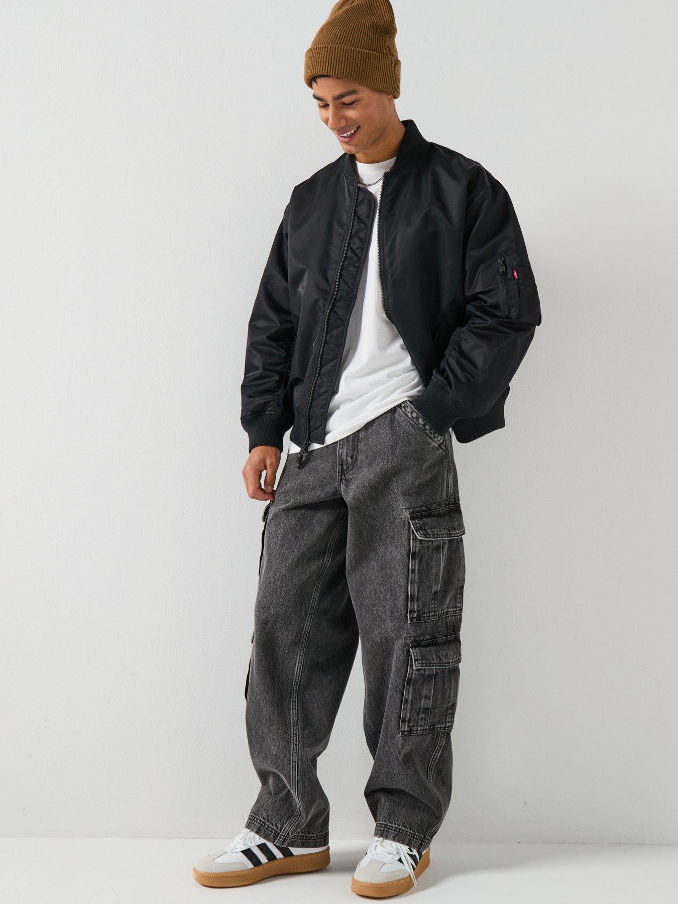  image of levis-ma-1-bomber-jacket-black