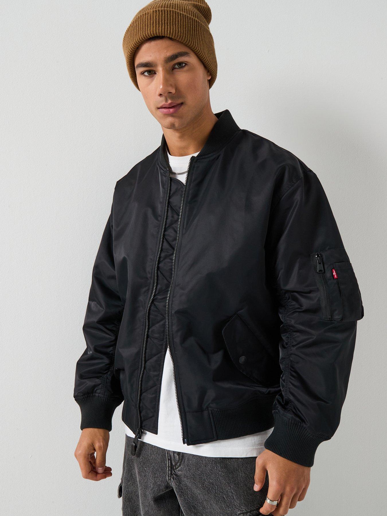  image of levis-ma-1-bomber-jacket-black