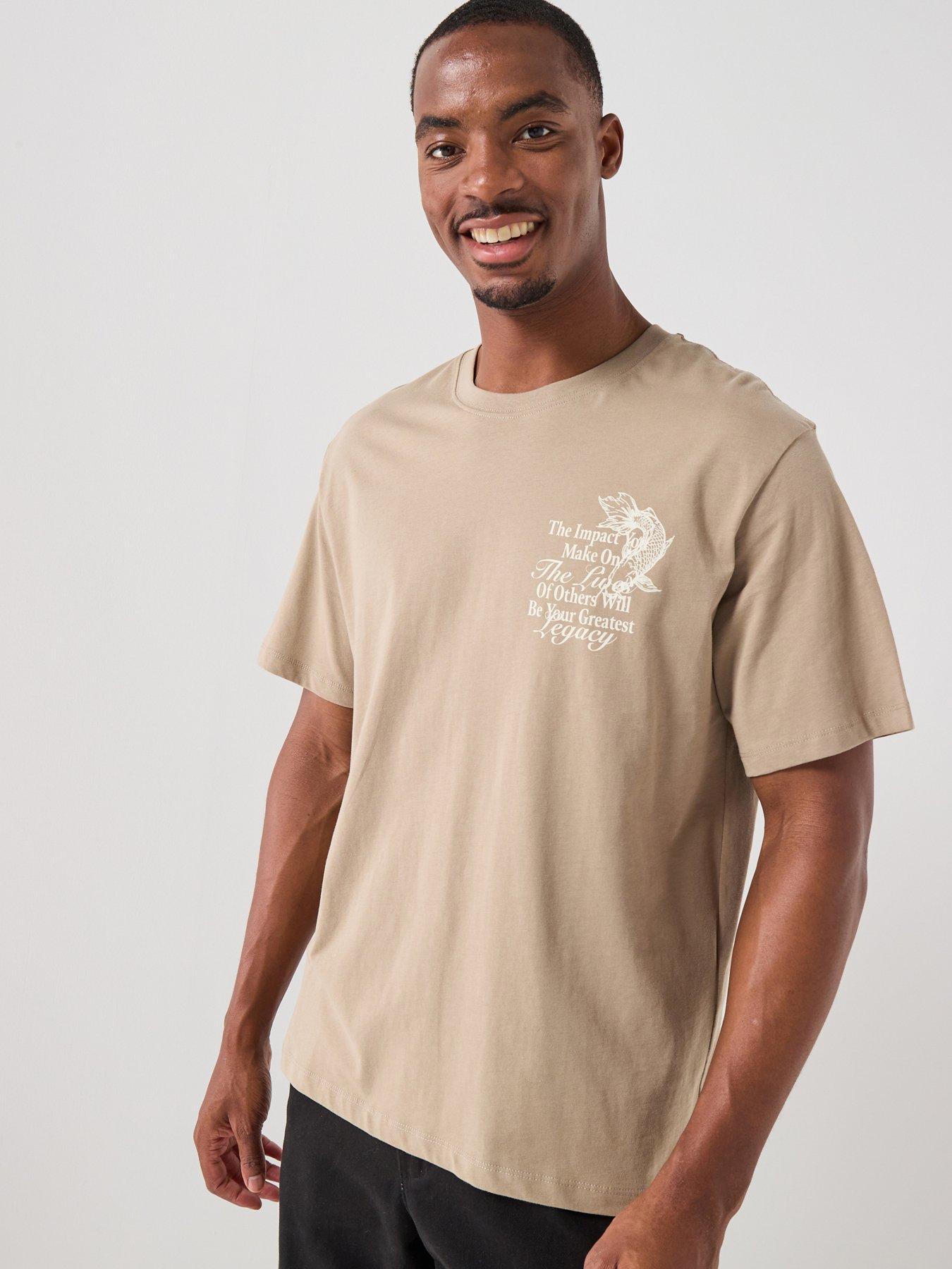 Image 2 of 5 of Jack & Jones Graphic T-Shirt - Khaki