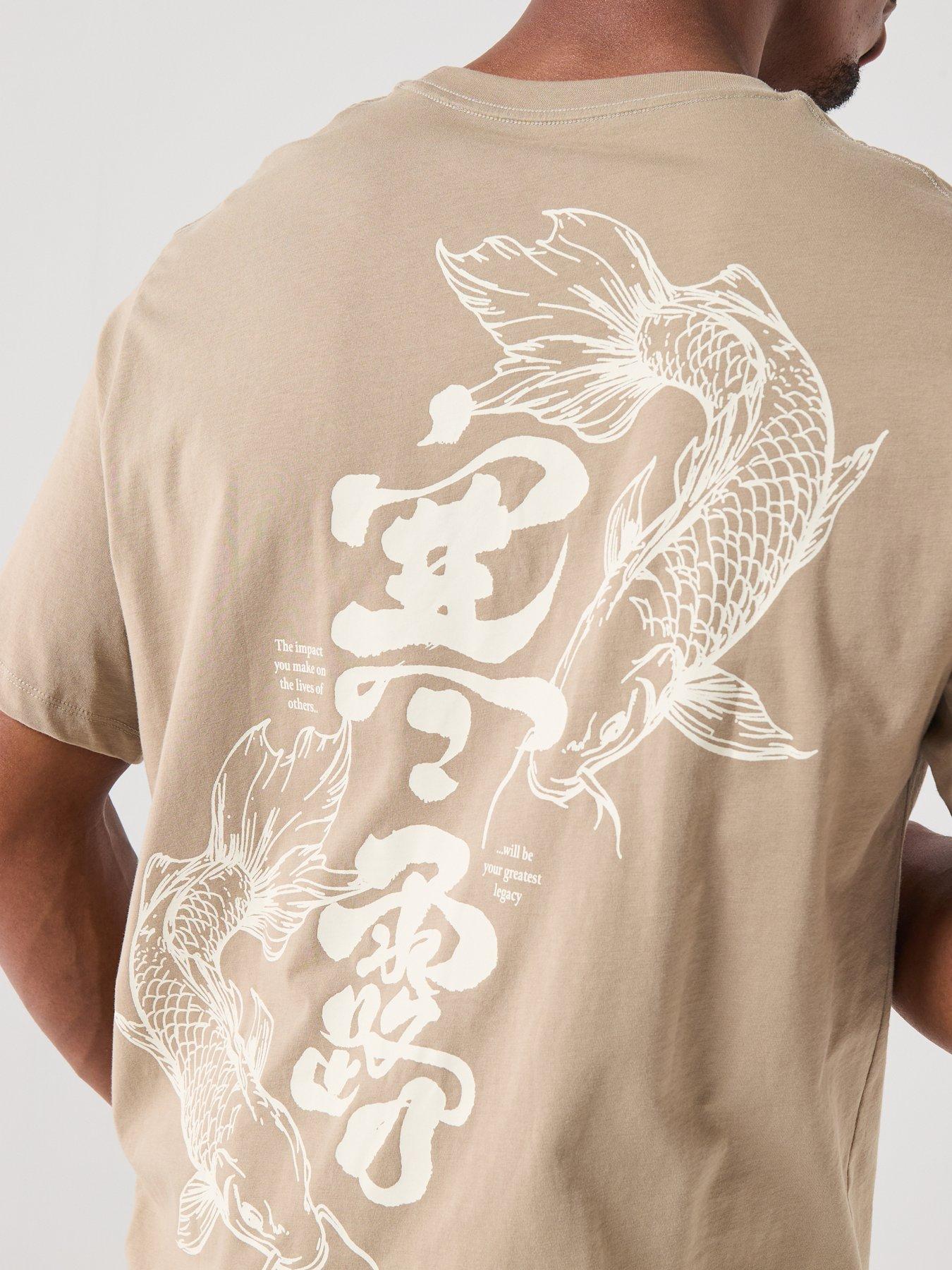 Image 4 of 5 of Jack & Jones Graphic T-Shirt - Khaki