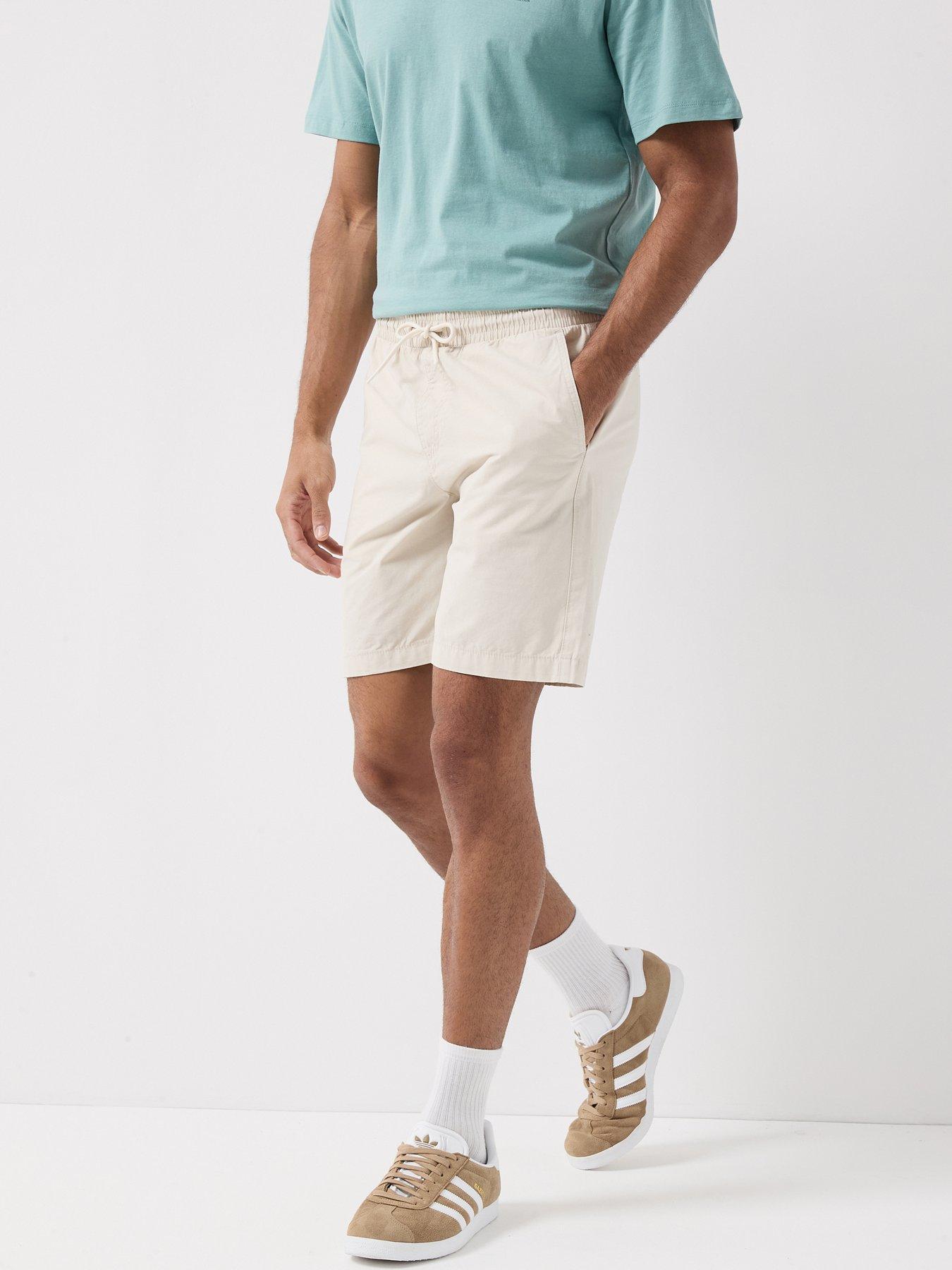  image of jack-jones-drew-jogger-shorts-beige
