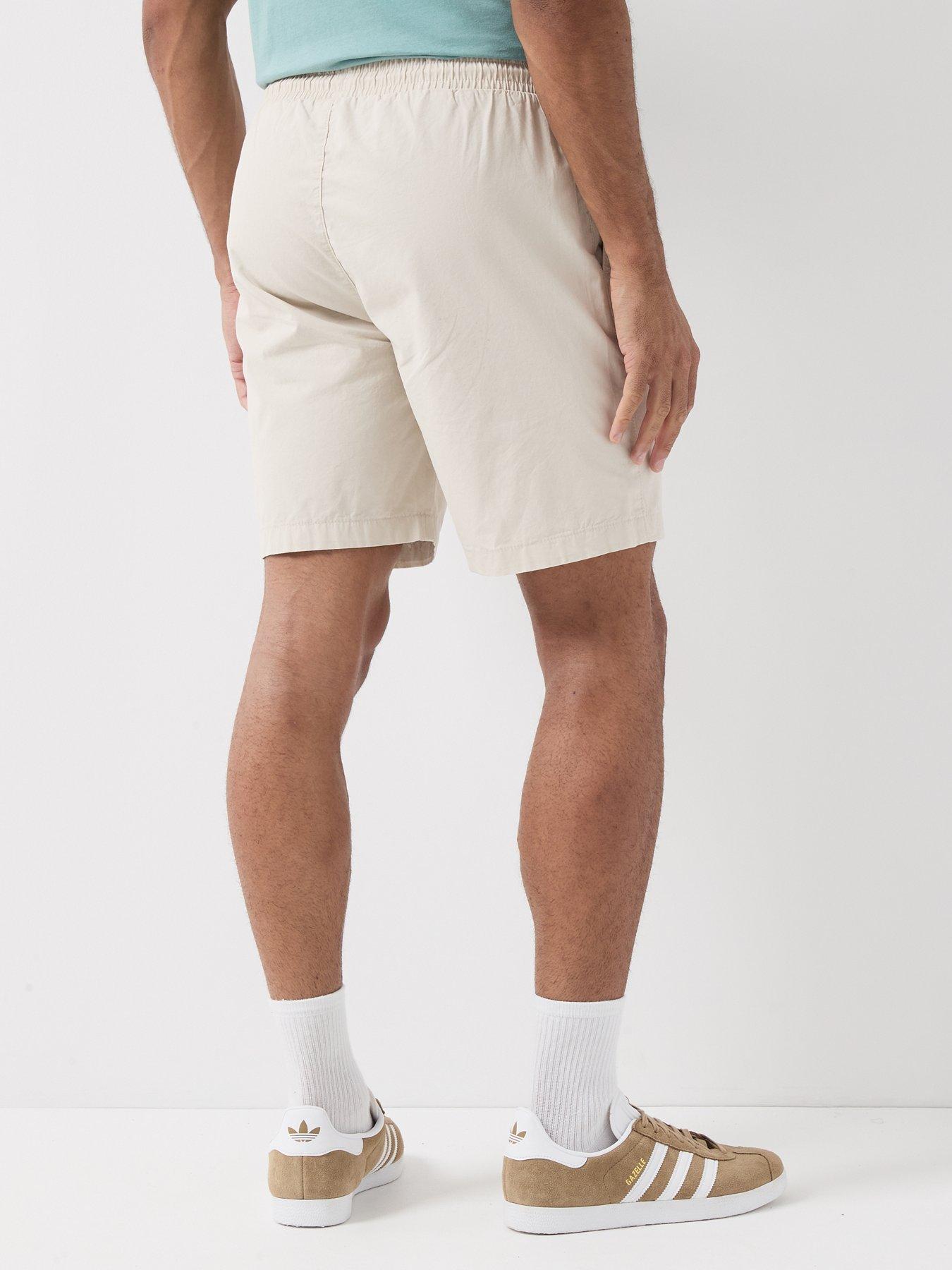 stillFront image of jack-jones-drew-jogger-shorts-beige