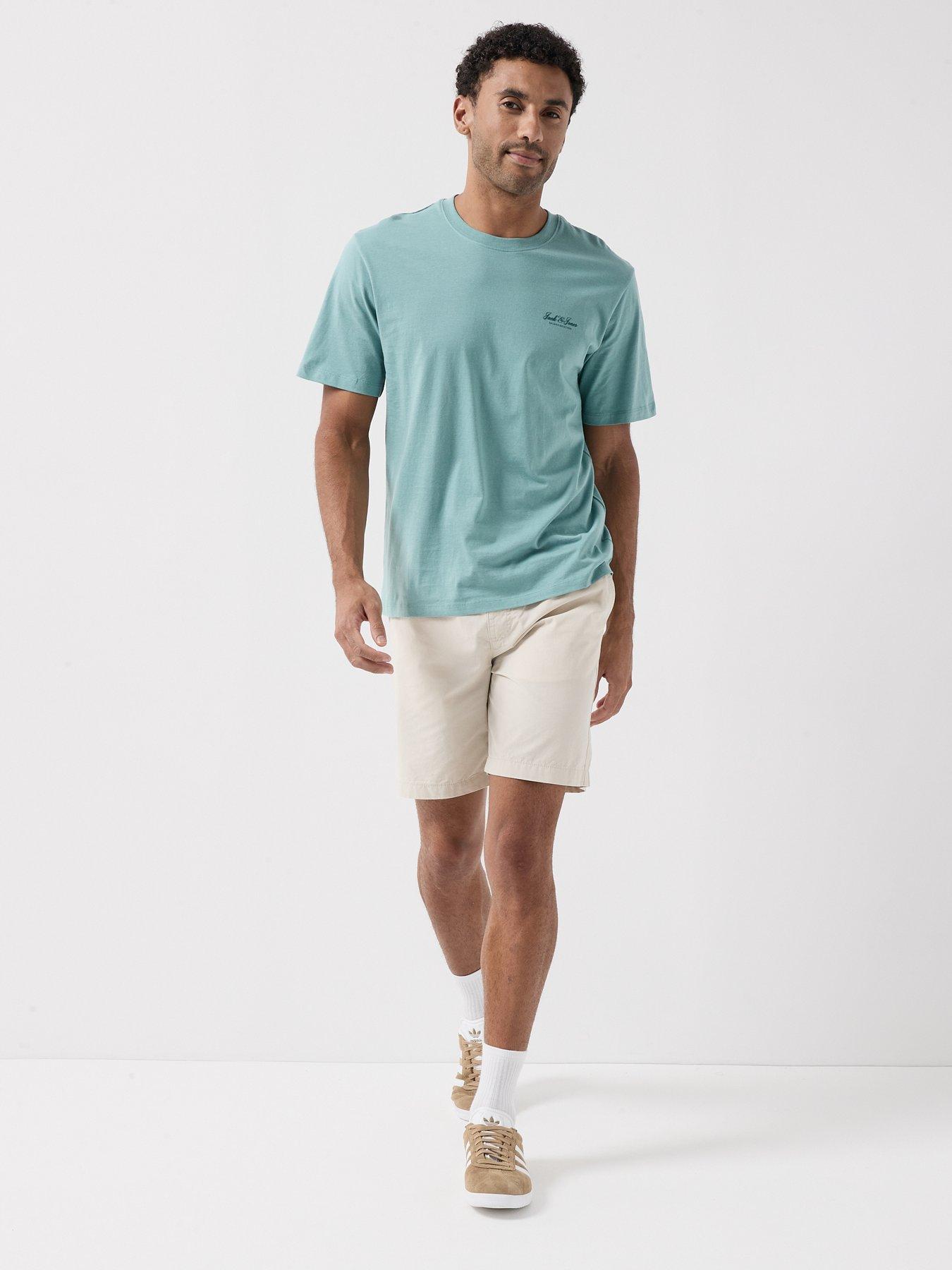  image of jack-jones-drew-jogger-shorts-beige