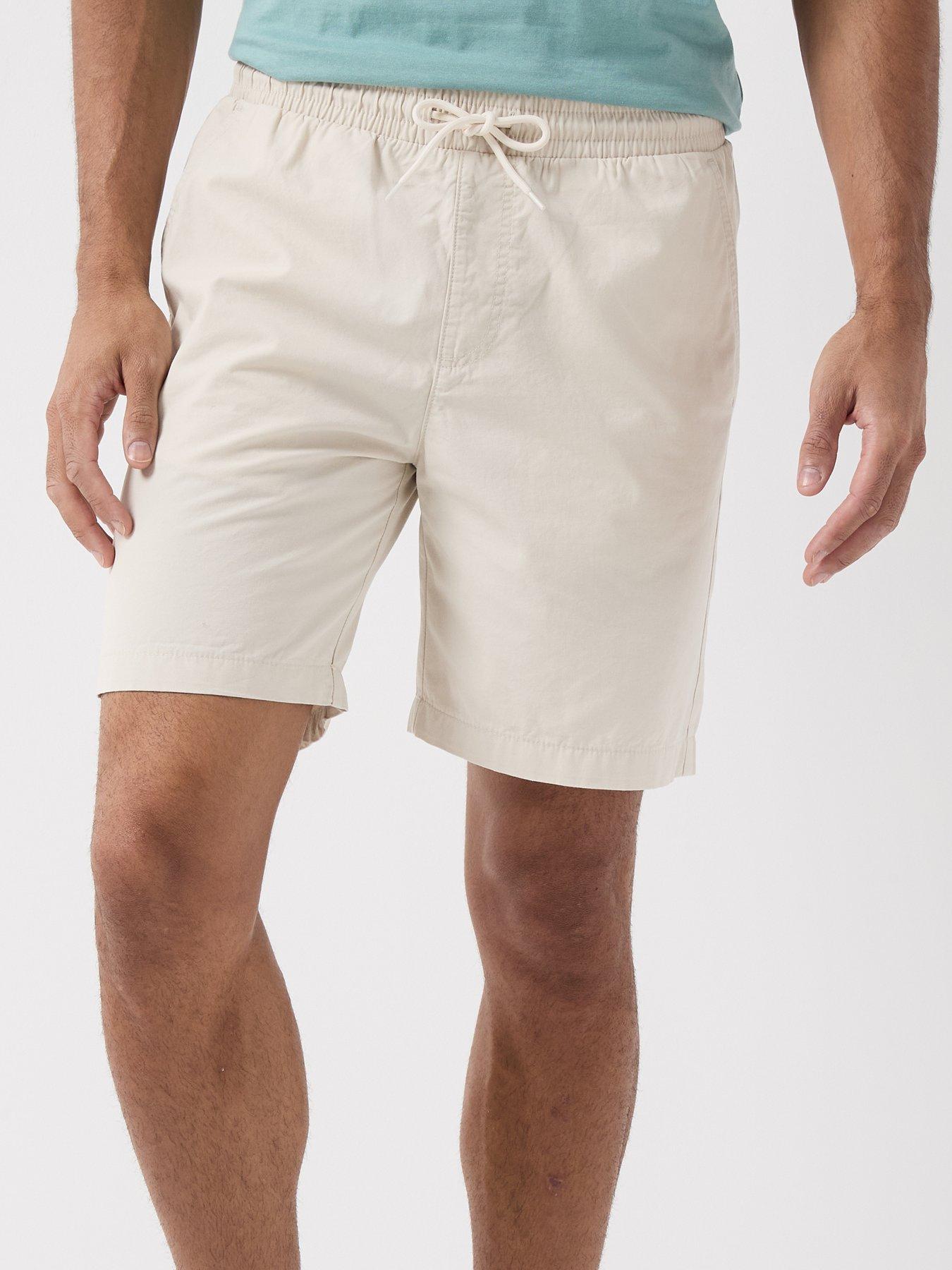  image of jack-jones-drew-jogger-shorts-beige