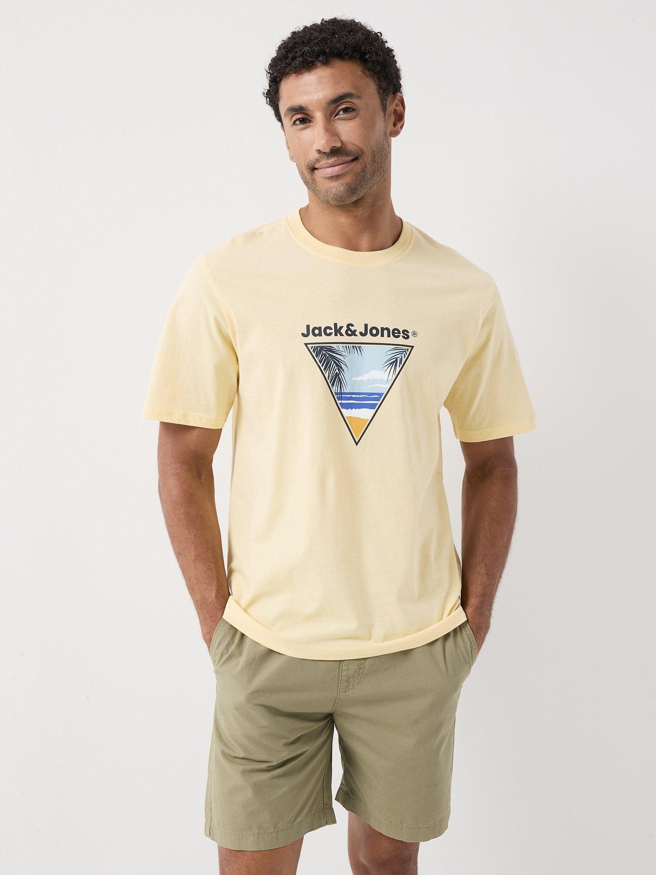 Image 6 of 6 of Jack & Jones Drew Jogger Shorts - Green