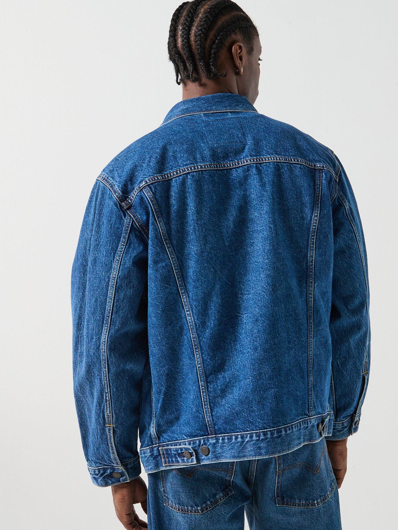  image of levis-relaxed-fit-denim-trucker-jacket-blue
