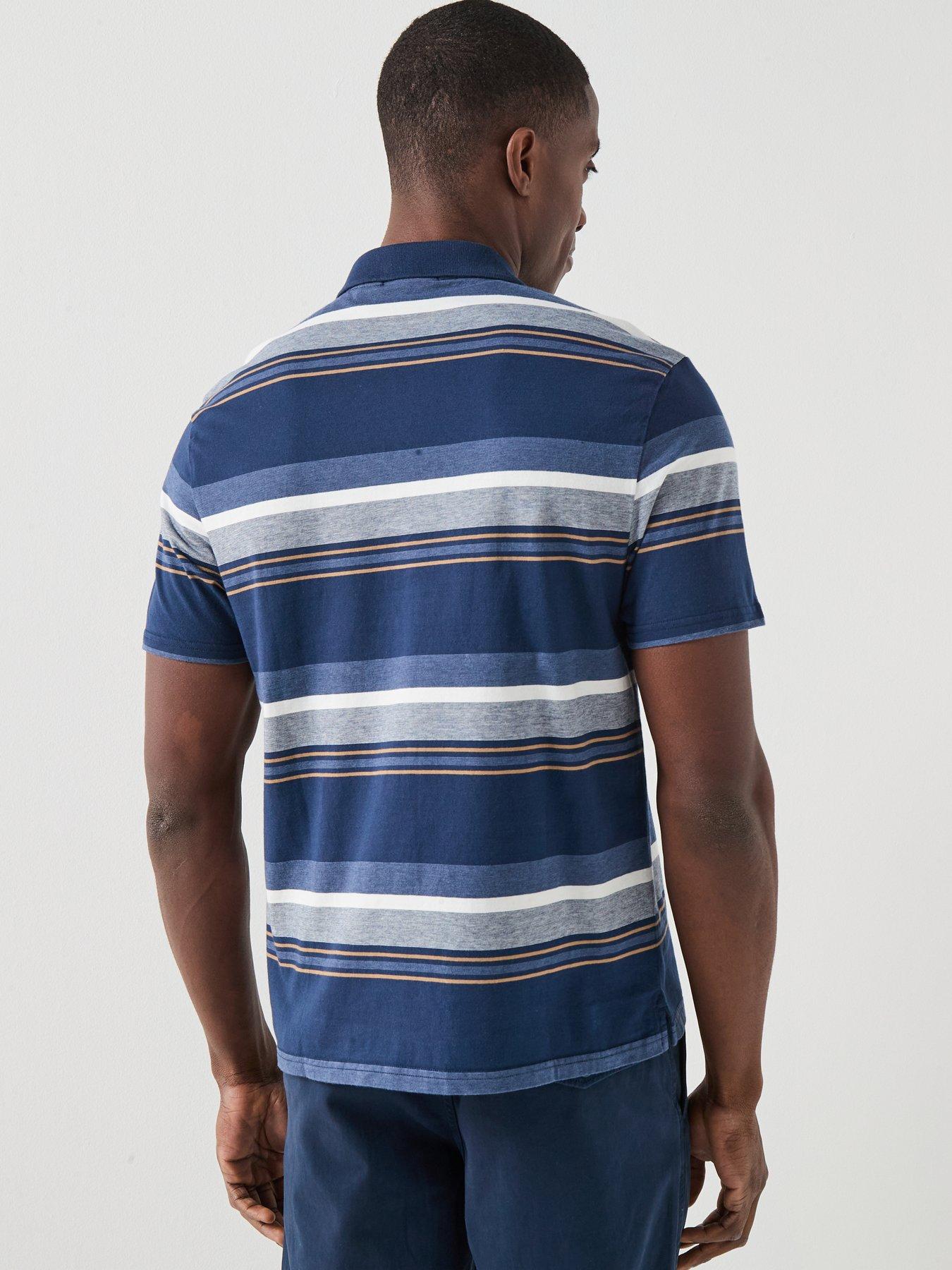  image of levis-authentic-striped-polo-shirt-navy