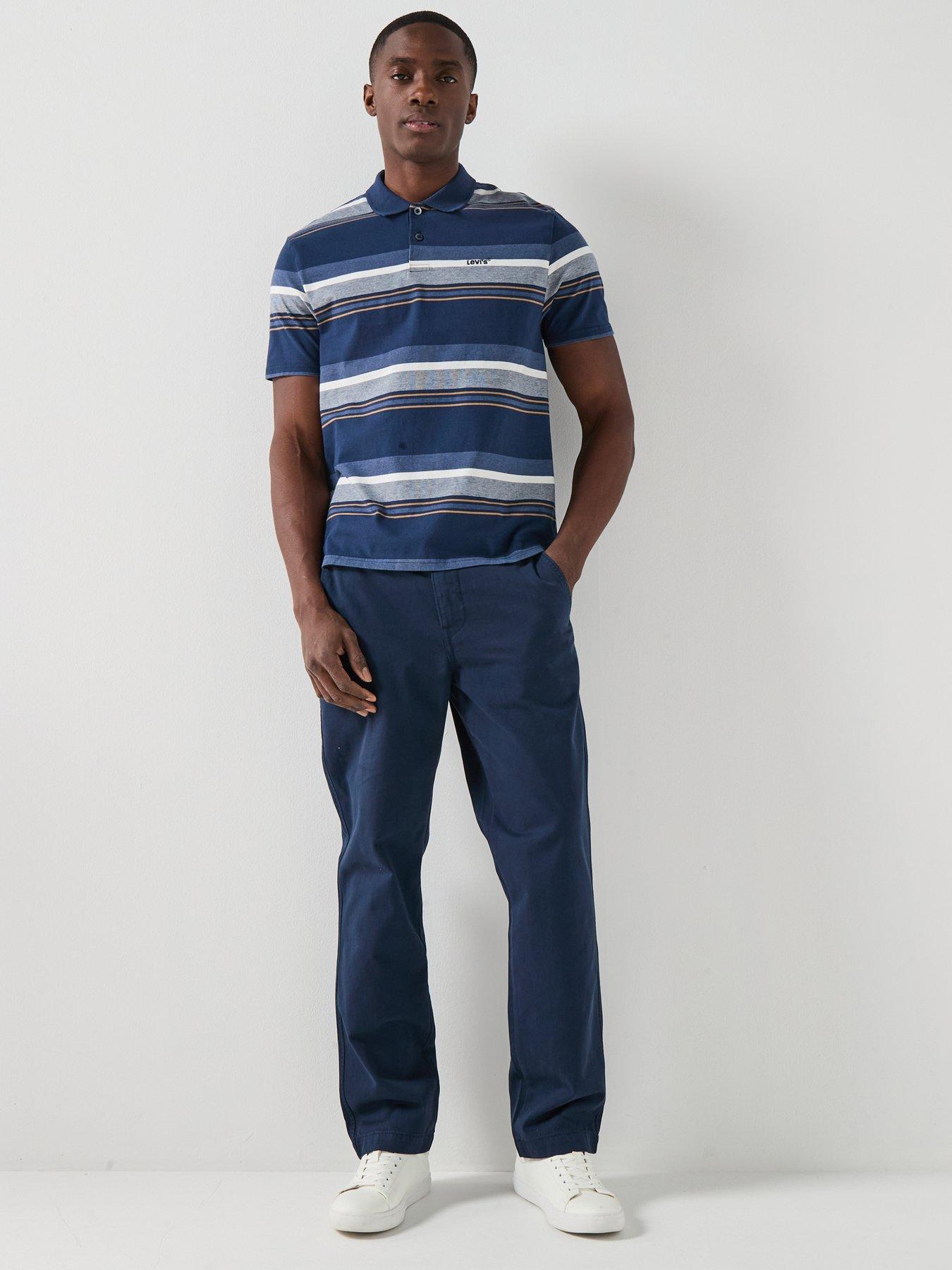  image of levis-authentic-striped-polo-shirt-navy