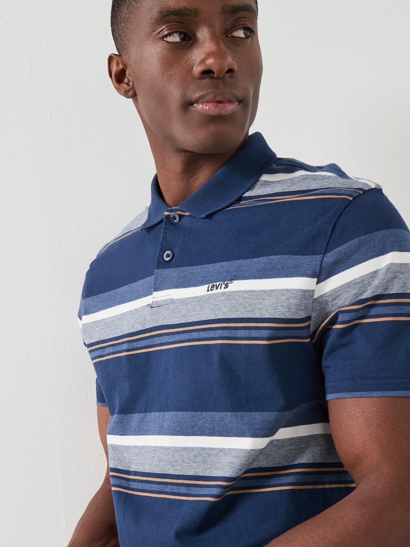  image of levis-authentic-striped-polo-shirt-navy