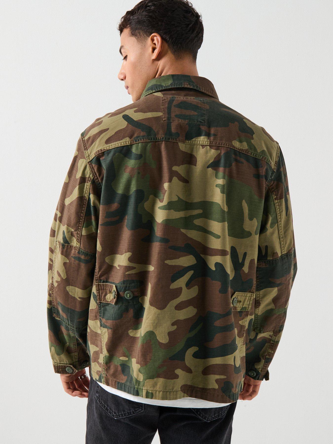  image of levis-frisko-camo-print-jacket-green