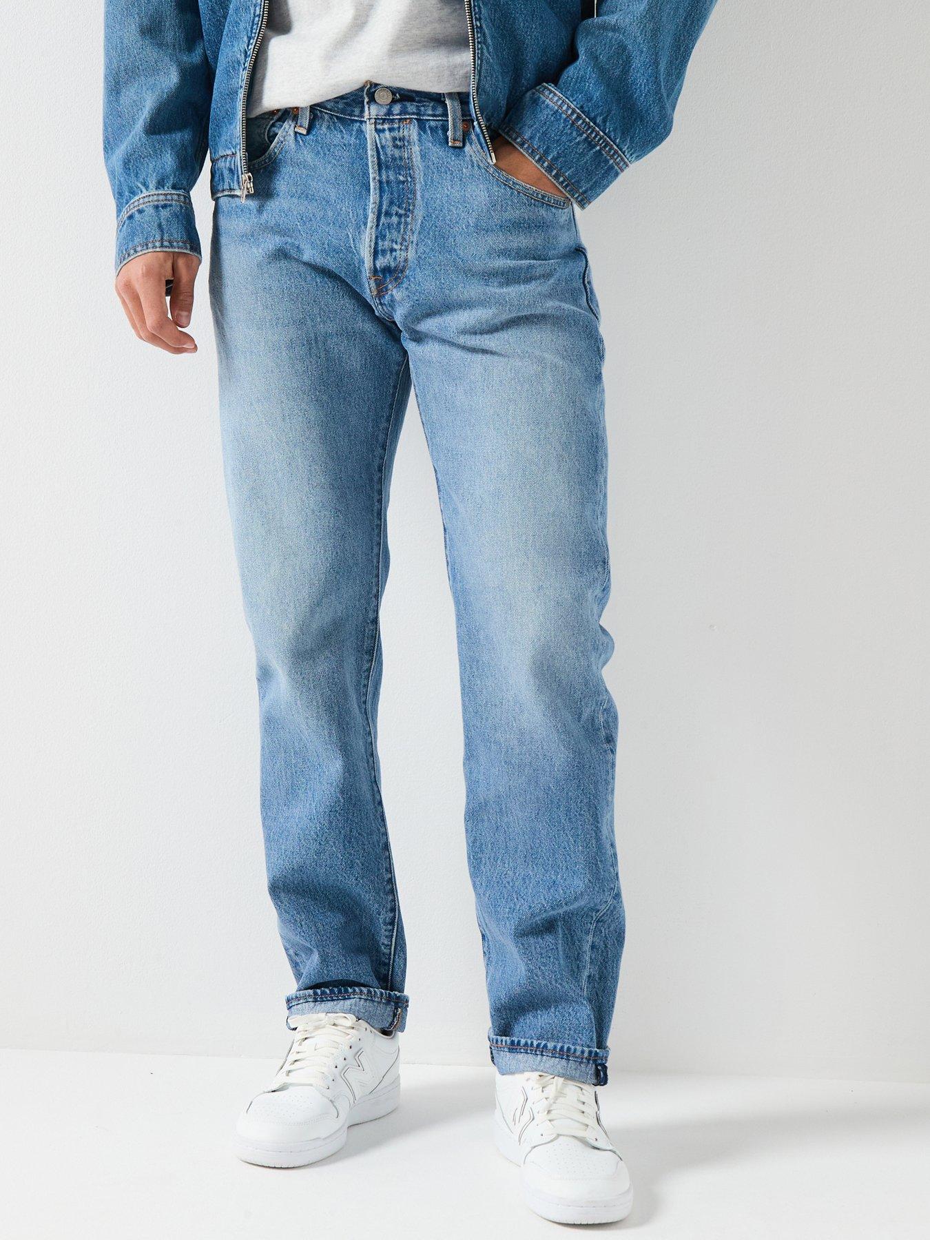 Levi's 501 Relaxed Fit Jean - Road Work - Light Blue | Littlewoods