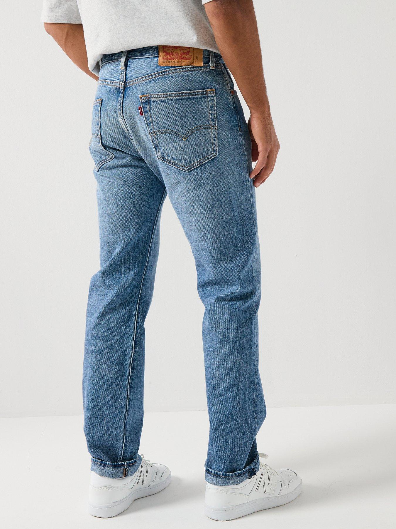 Levi's 501 Relaxed Fit Jean - Road Work - Light Blue | Littlewoods