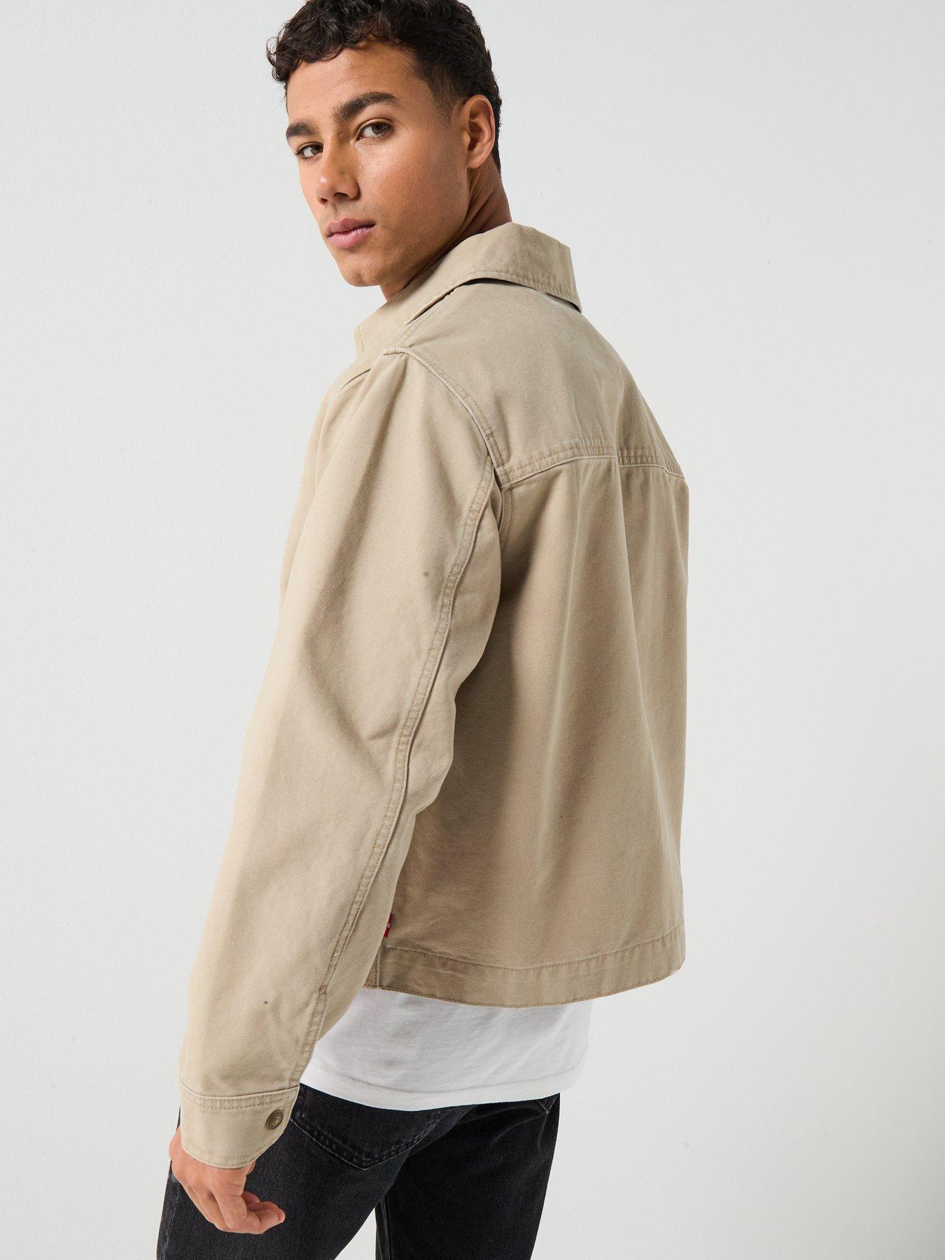 stillFront image of levis-cristobal-garage-jacket-beige