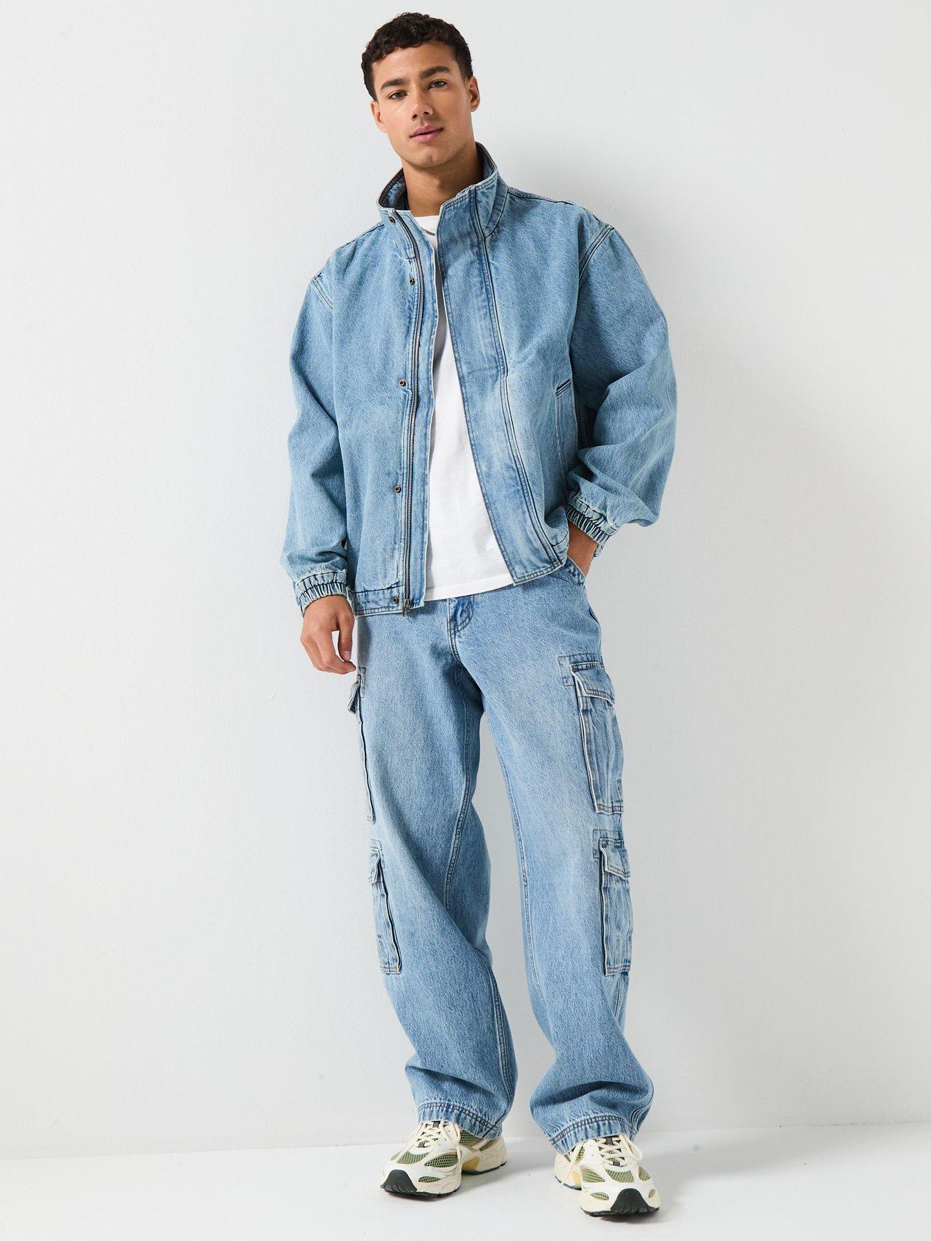  image of levis-way-denim-jacket-light-blue
