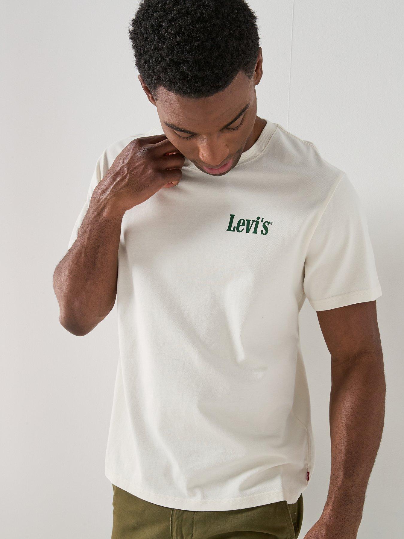Image 2 of 6 of Levi's Levi's Fresh Egret Back Graphic Relaxed Fit T-shirt